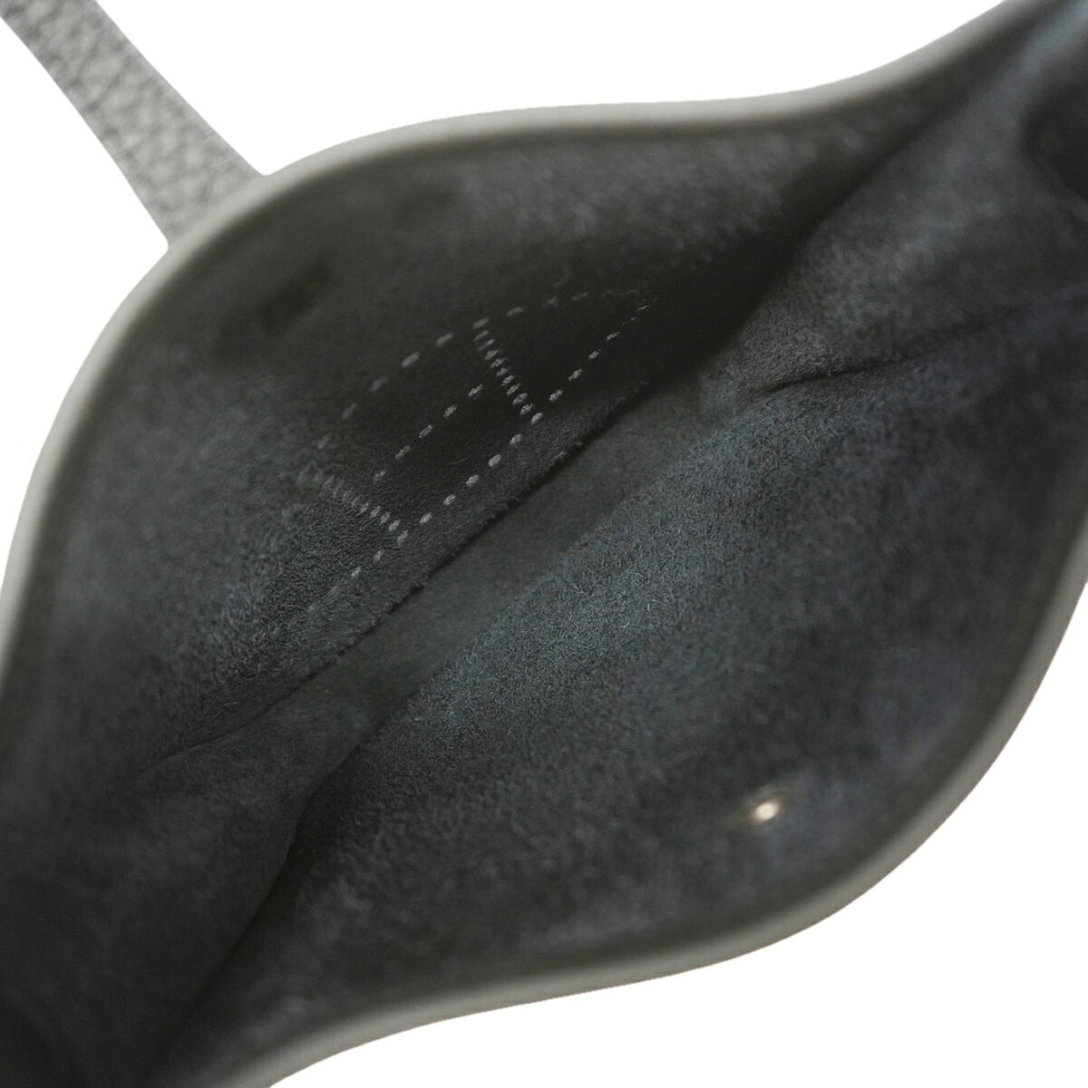 Hermes Black Taurillon Clemence Leather Shoulder Bag (Pre-Owned)