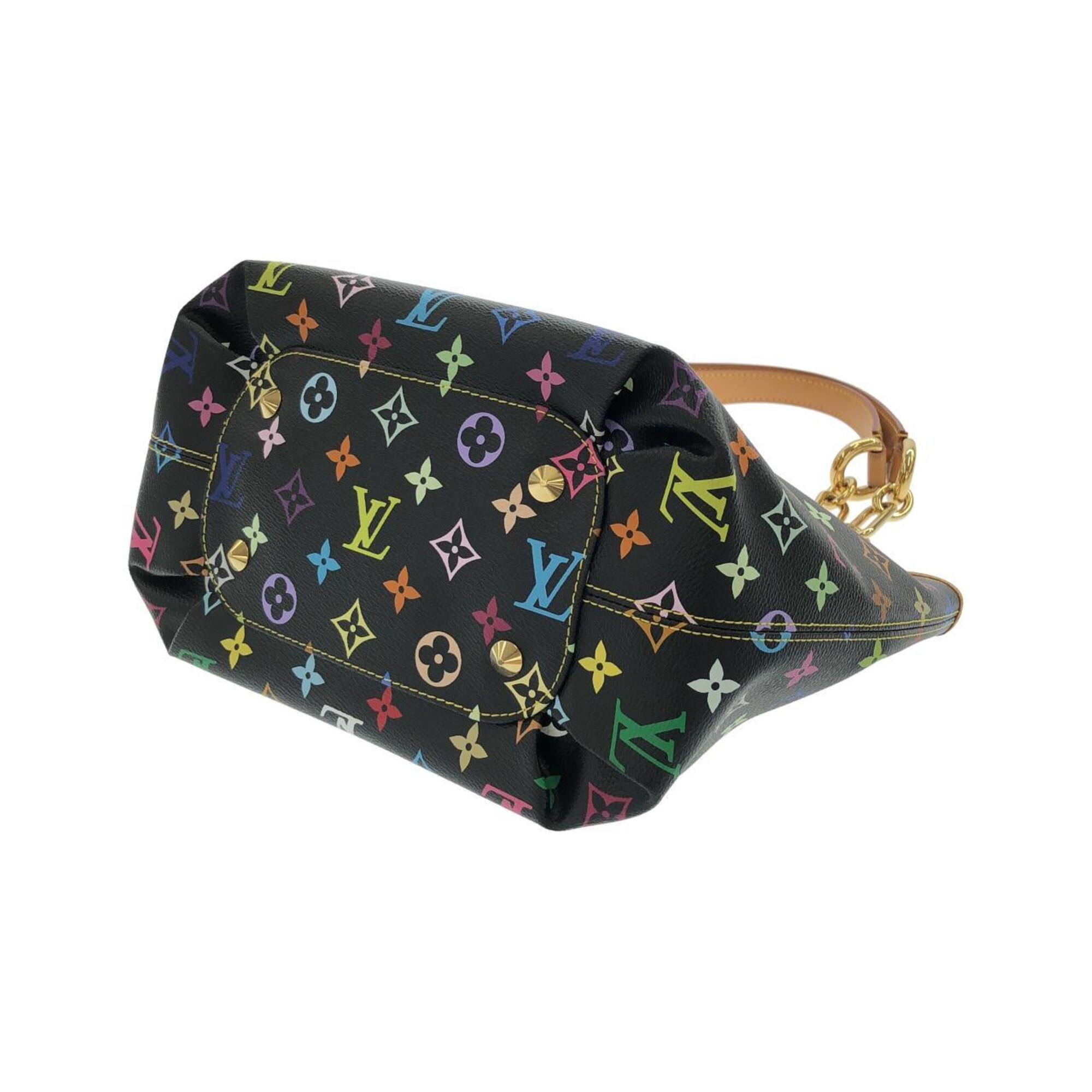 Louis Vuitton Black Multi-Color Coated Canvas Handbag (Pre-Owned)