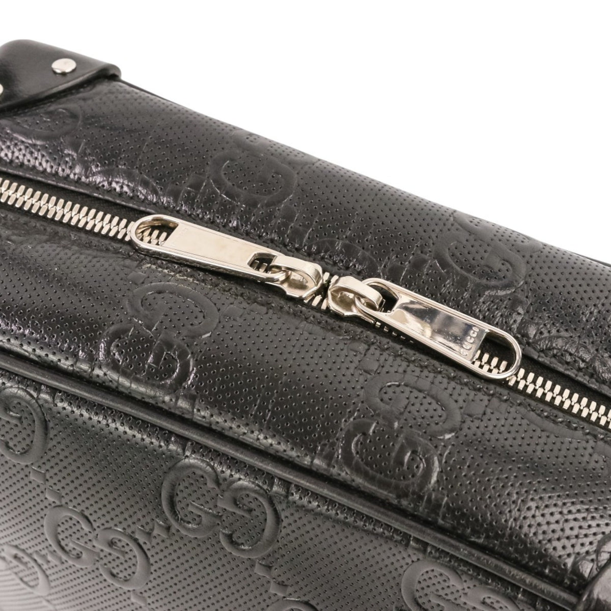 Gucci Black Leather Shoulder Bag (Pre-Owned)