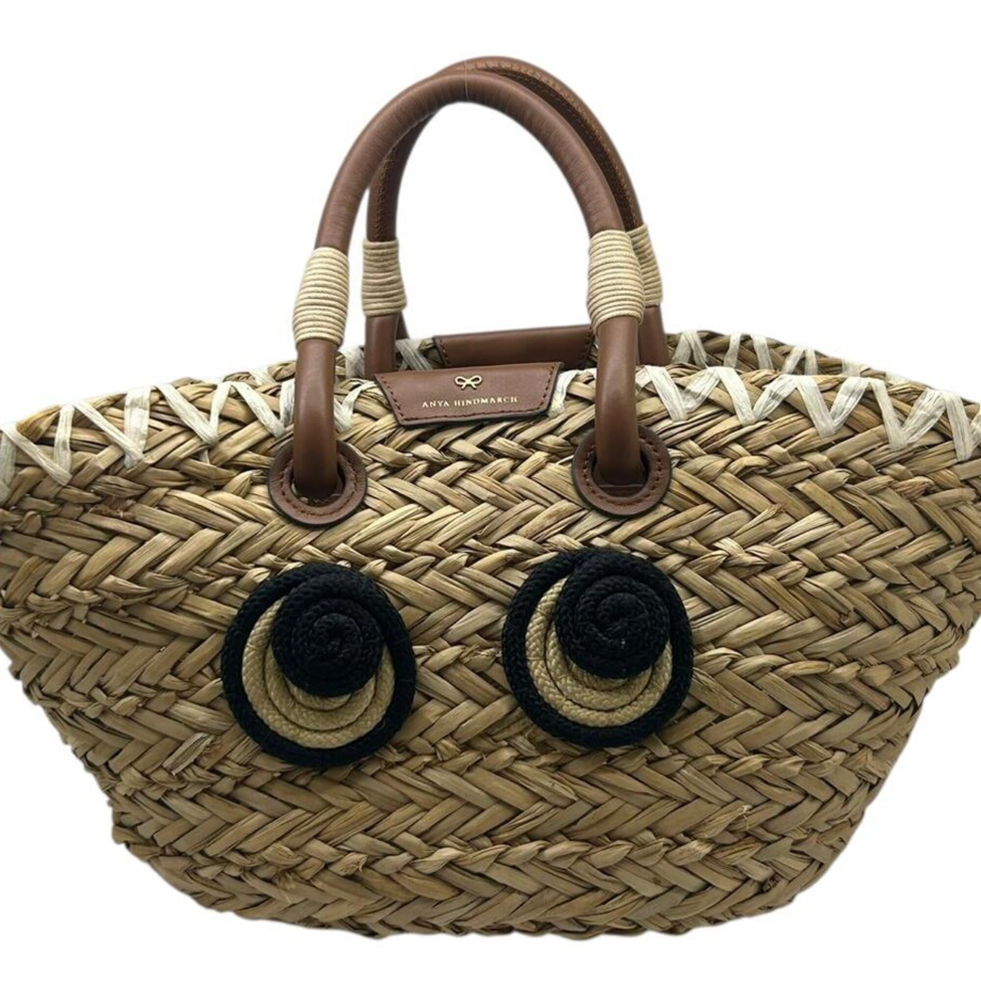 Anya Hindmarch Raffia Basket Handbag (Pre-Owned)