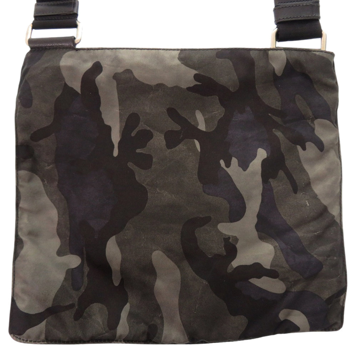 Prada Camouflage Khaki Tessuto Shoulder Bag (Pre-Owned)