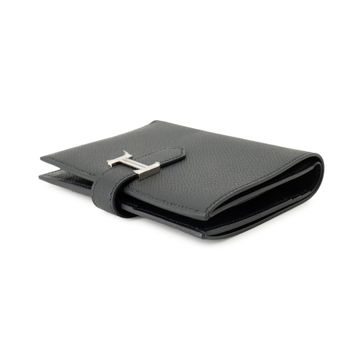 Hermes Black Epsom Leather Wallet (Bi-Fold) (Pre-Owned)