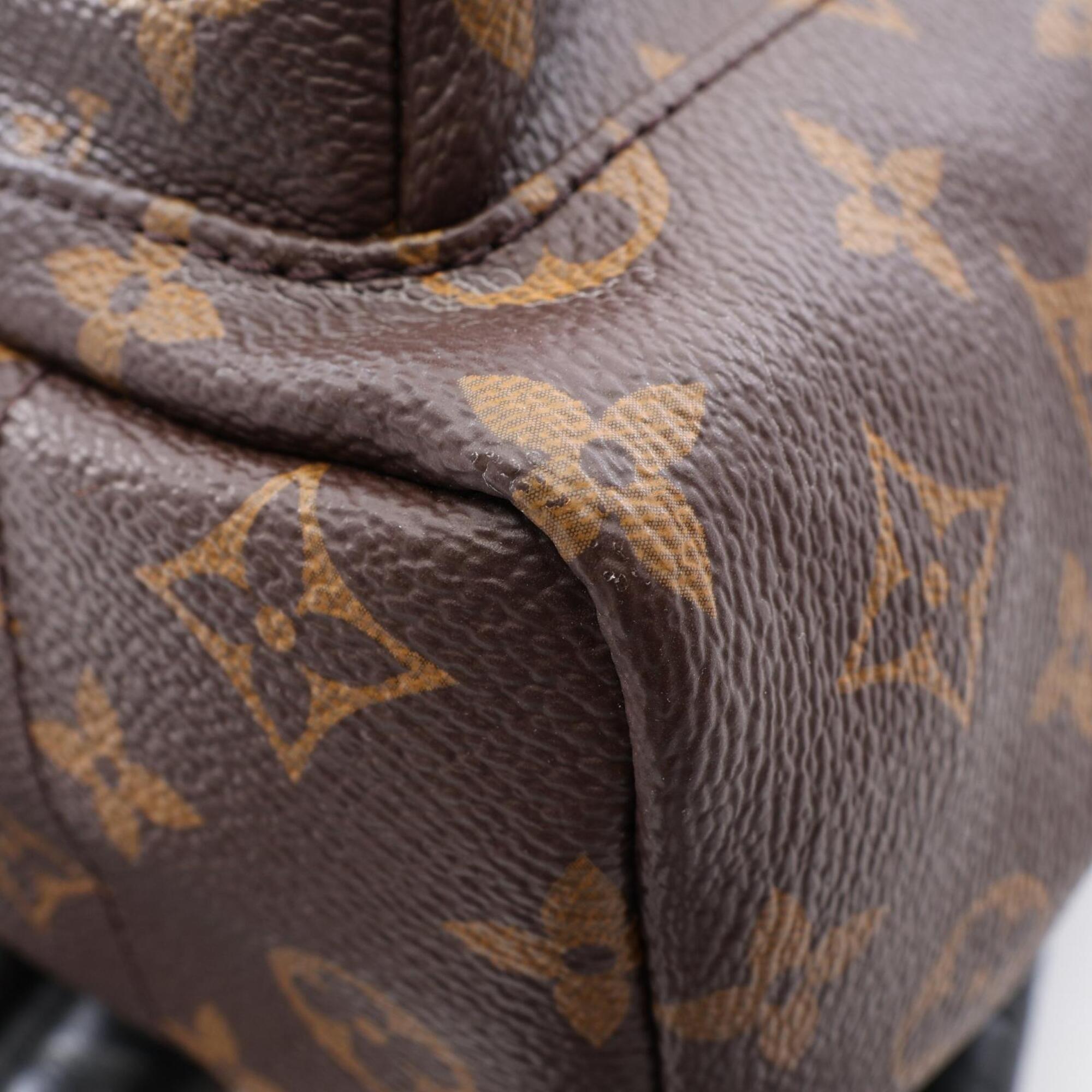 Louis Vuitton Black Brown Monogram Pvc Backpack Handbag (Pre-Owned)
