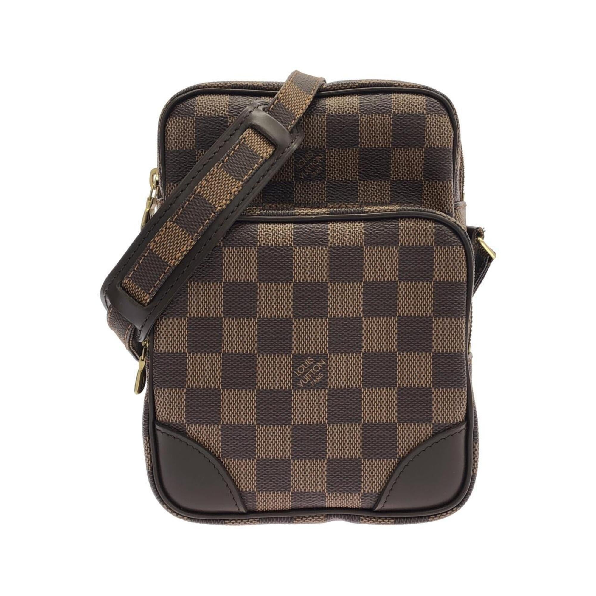 Louis Vuitton Ebene Coated Canvas Shoulder Bag (Pre-Owned)