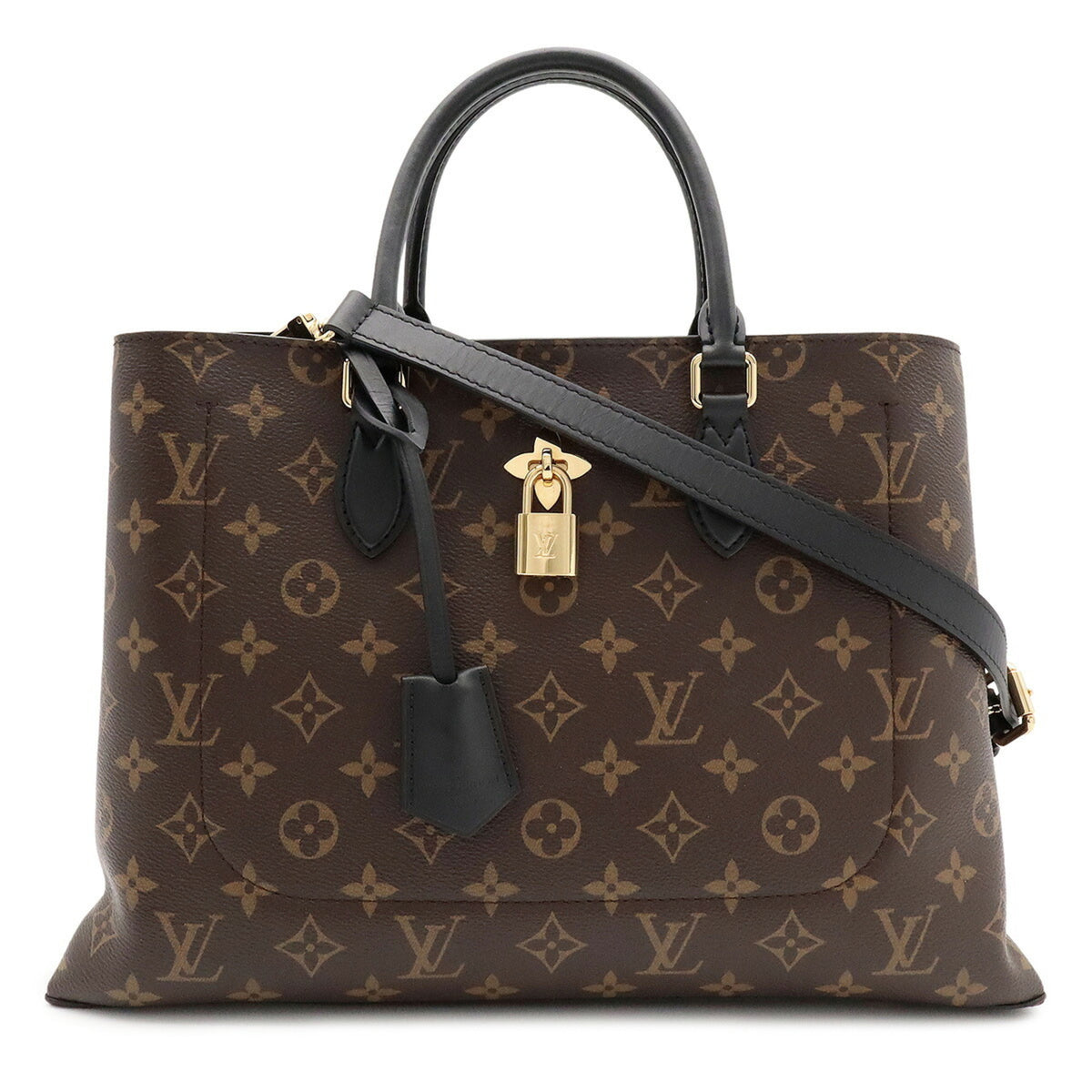 Louis Vuitton Black Monogram Noir Monogram Handbag Shoulder Bag Tote Bag (Pre-Owned)
