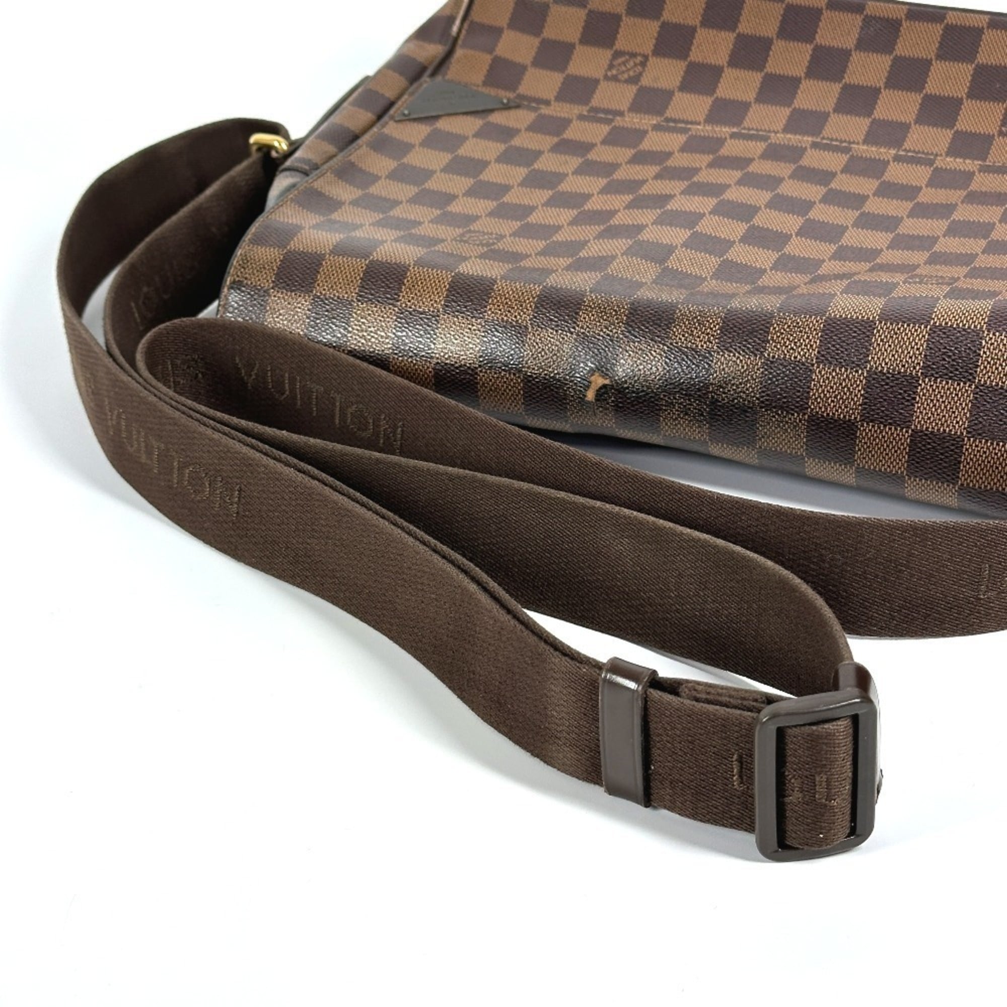 Louis Vuitton Brown Damier Canvas Messenger Bag Shoulder Bag (Pre-Owned)