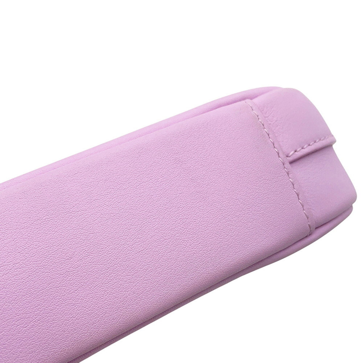 Christian Dior Pink Leather Chain/Shoulder Wallet (Pre-Owned)