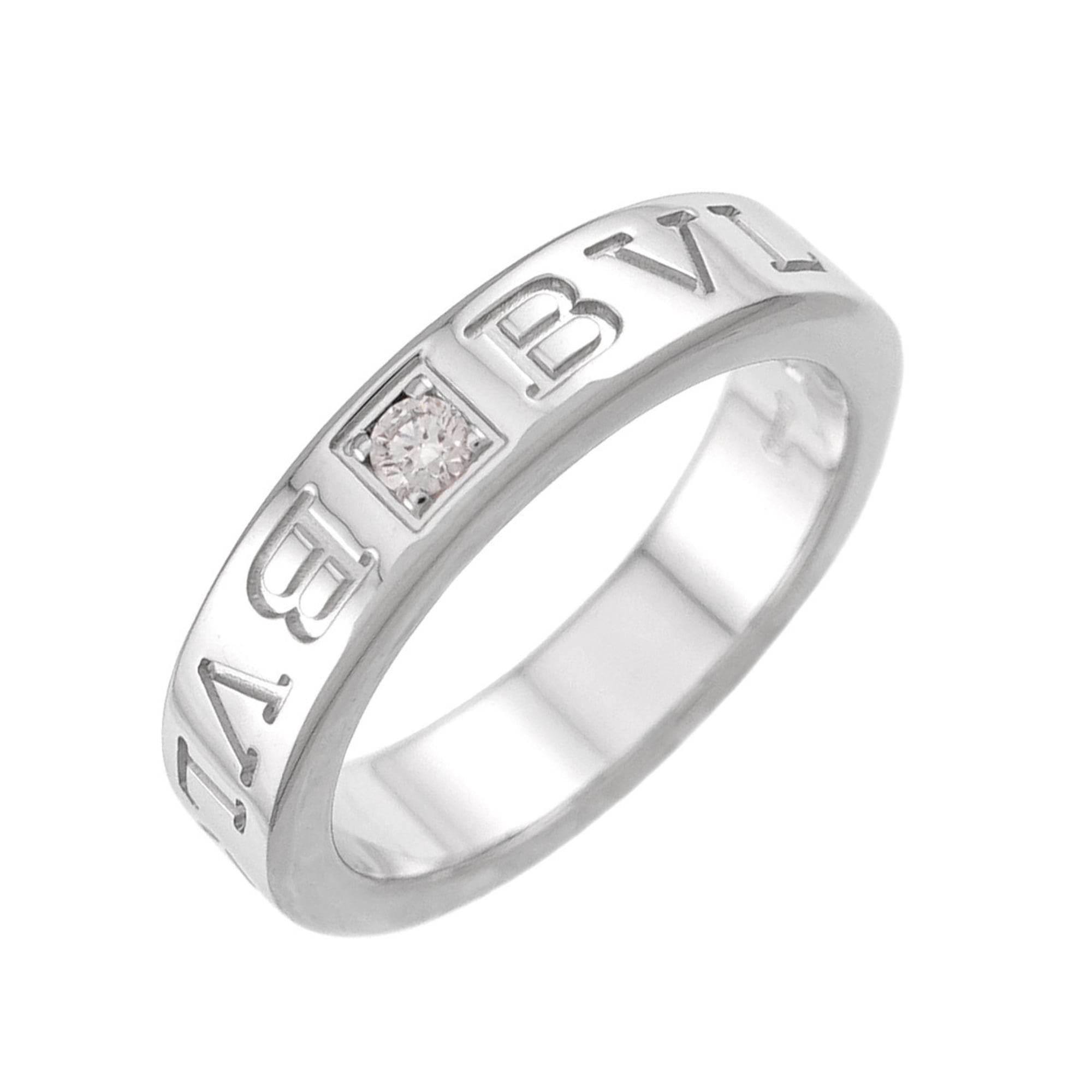 Bvlgari White Gold (18K) Band Ring (Pre-Owned)