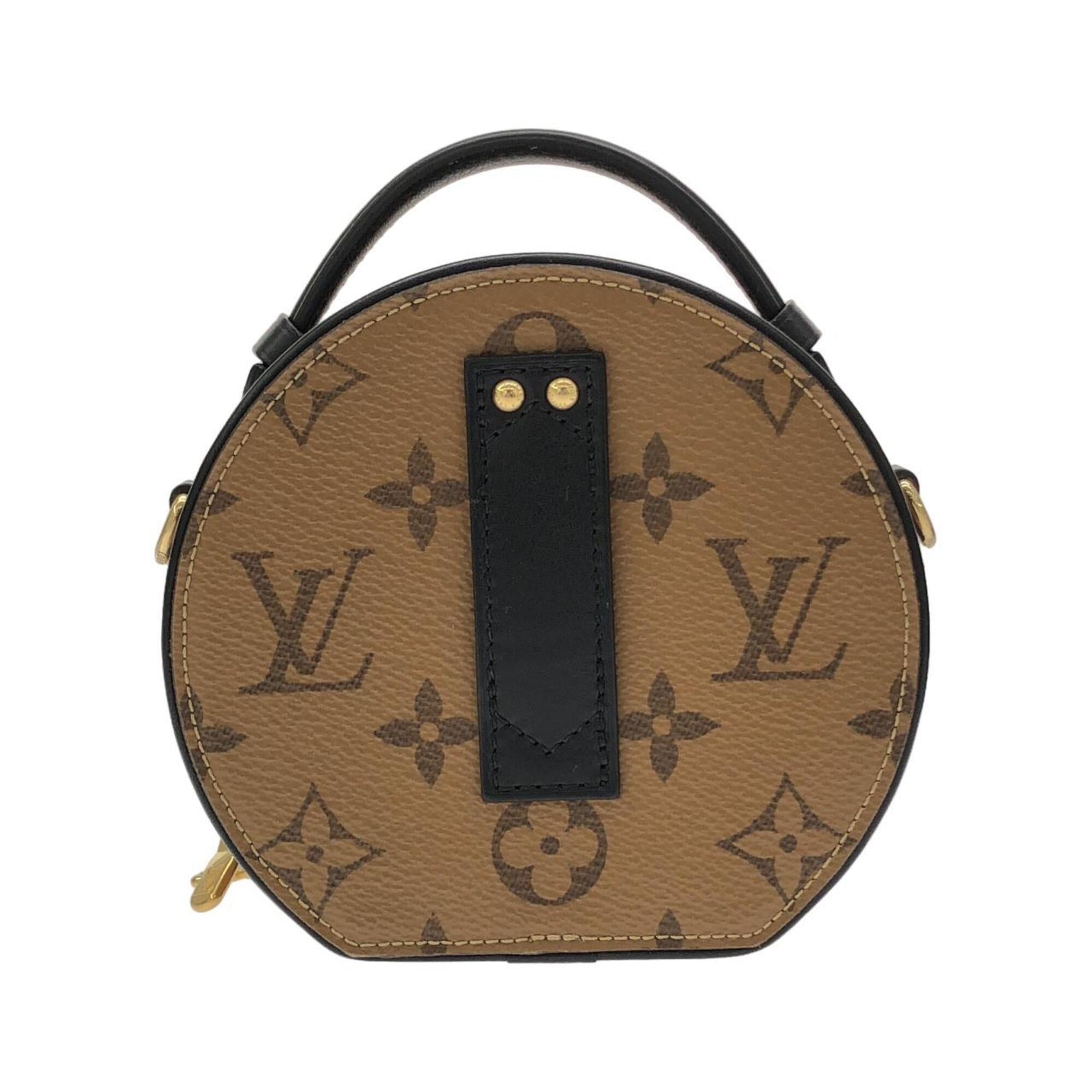 Louis Vuitton Marron Coated Canvas Shoulder Bag (Pre-Owned)