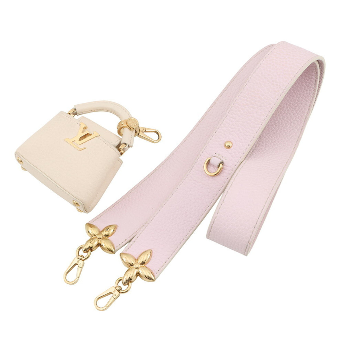 Louis Vuitton White Leather Handbag (Pre-Owned)