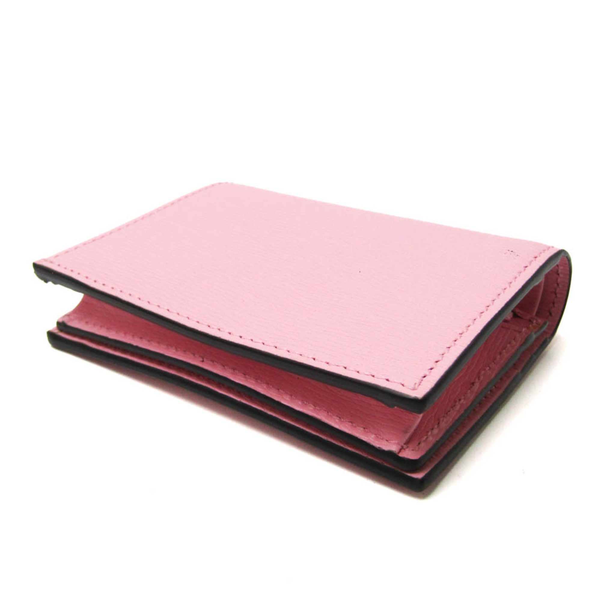 Gucci Multi-Color Pink Leather Wallet (Bi-Fold) (Pre-Owned)