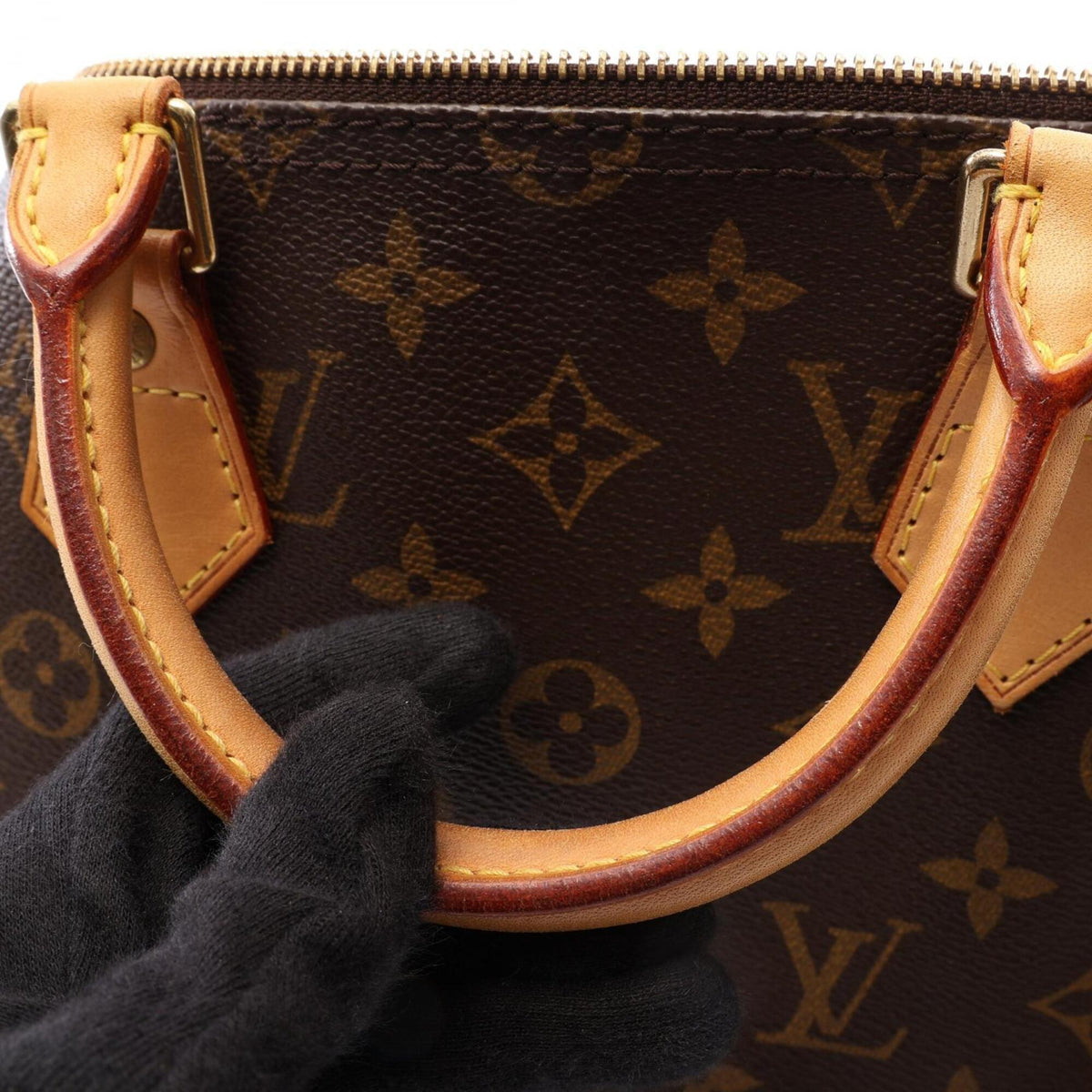 Louis Vuitton Brown Coated Canvas Pvc Leather Handbag (Pre-Owned)