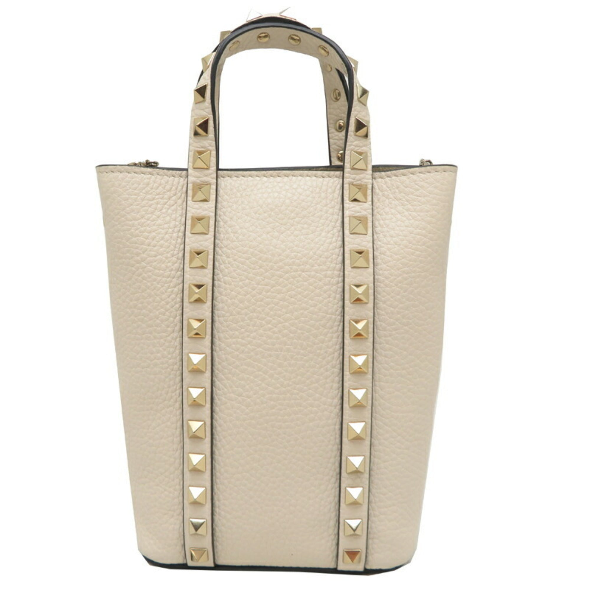 Valentino Garavani White Leather Handbag (Pre-Owned)