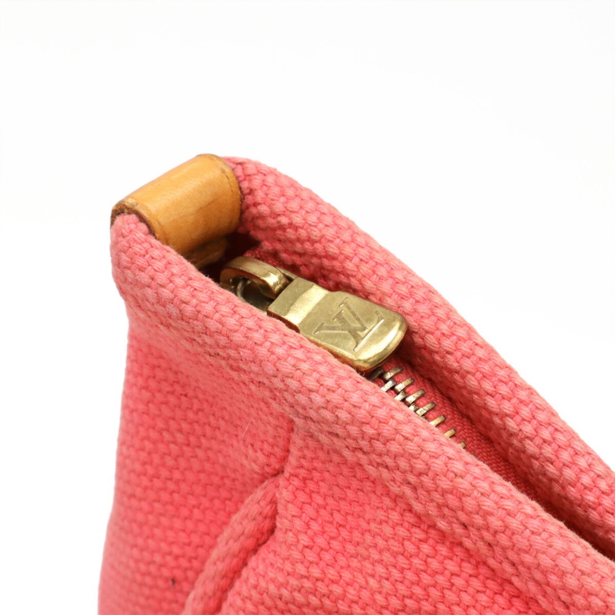 Louis Vuitton Rose Canvas Shoulder Bag Tote Bag (Pre-Owned)