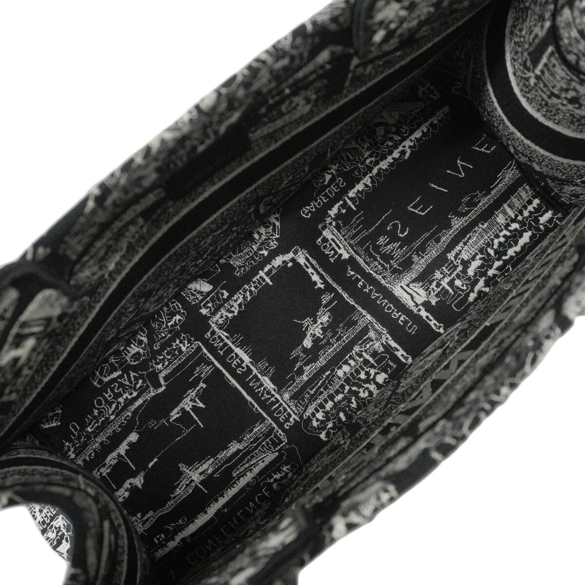 Christian Dior Black Canvas Tote Bag (Pre-Owned)