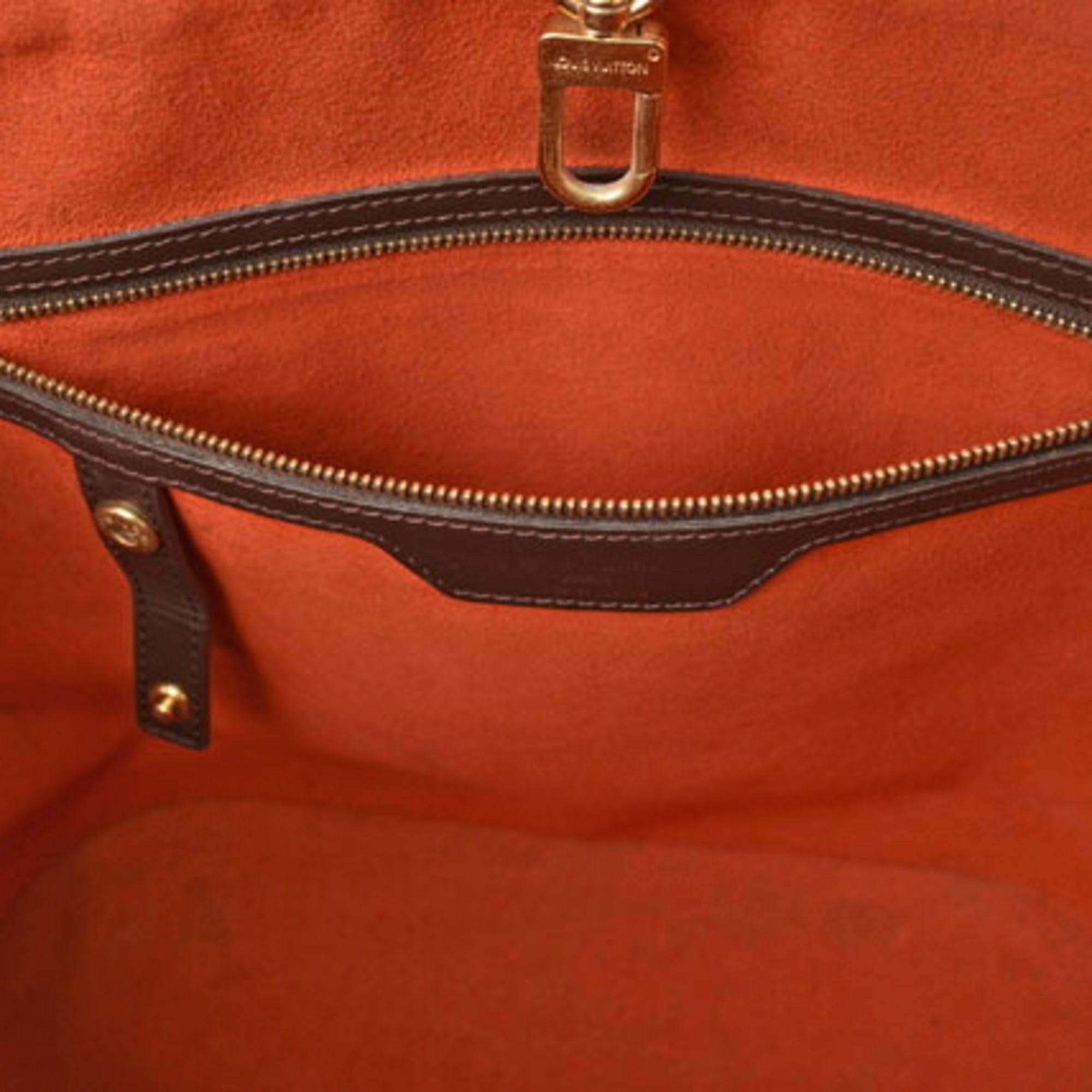 Louis Vuitton Damier Canvas Ebene Damier Canvas Shoulder Bag Tote Bag (Pre-Owned)