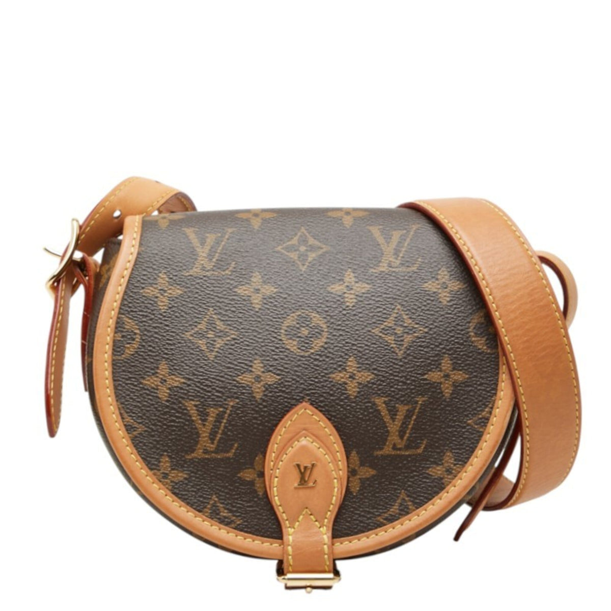 Louis Vuitton Brown Pvc Leather Shoulder Bag (Pre-Owned)