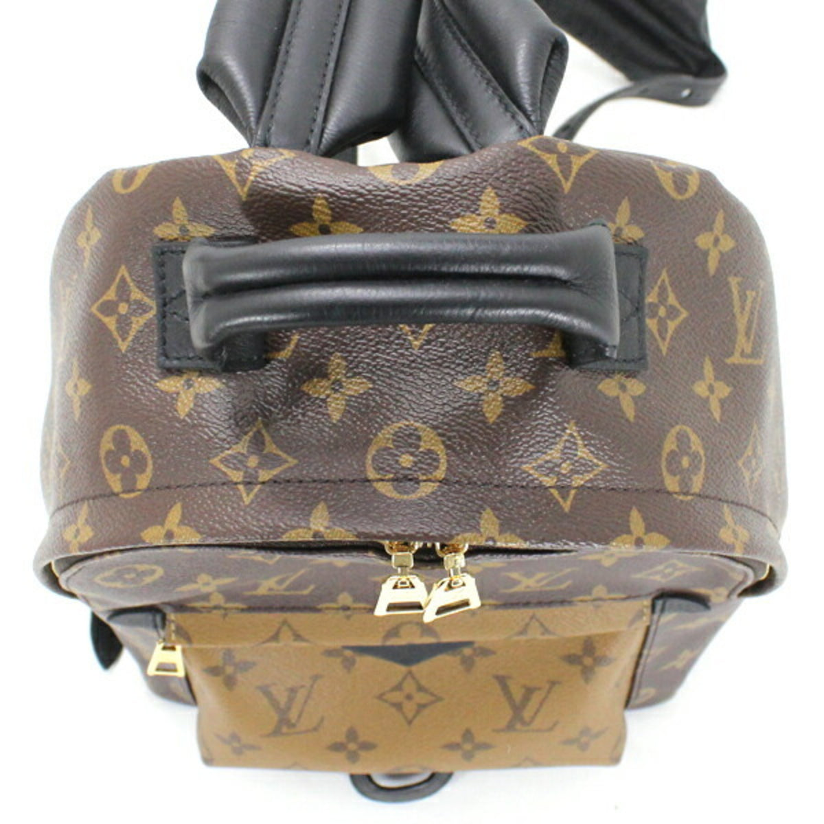 Louis Vuitton Monogram Reverse Beige Brown Monogram Reverse Backpack (Pre-Owned)