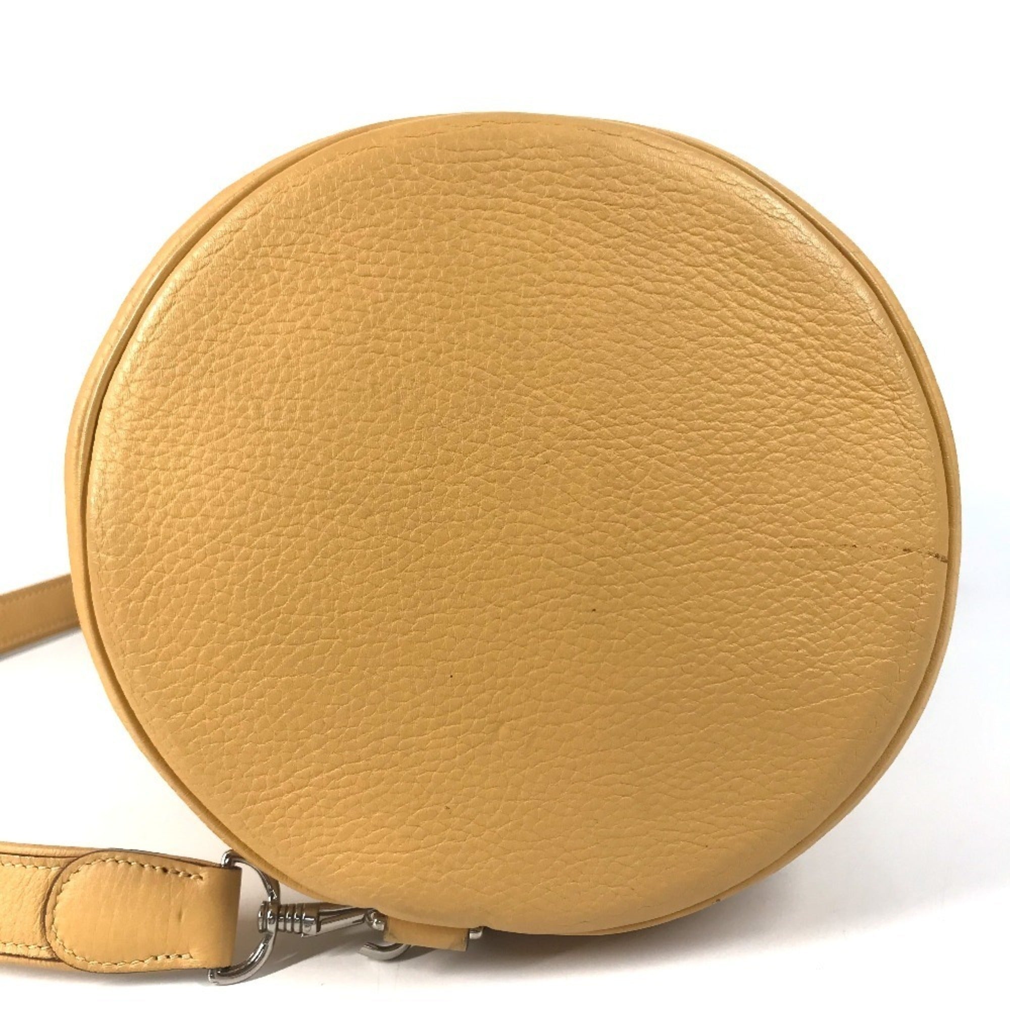 Hermes Beige Yellow Taurillon Clemence Leather Shoulder Bag (Pre-Owned)