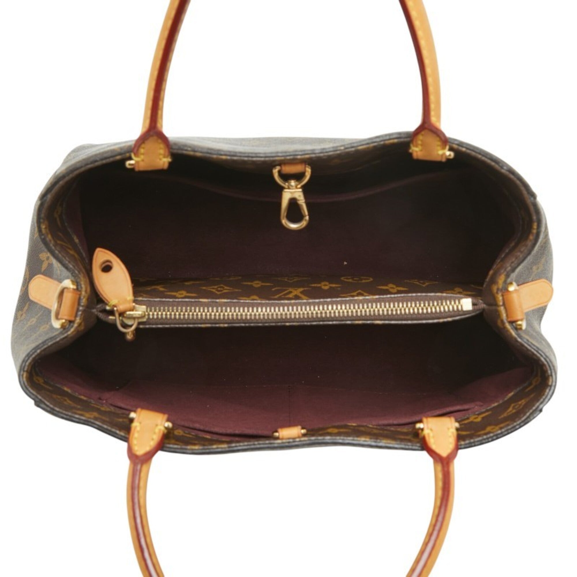Louis Vuitton Brown Pvc Leather Handbag Shoulder Bag (Pre-Owned)