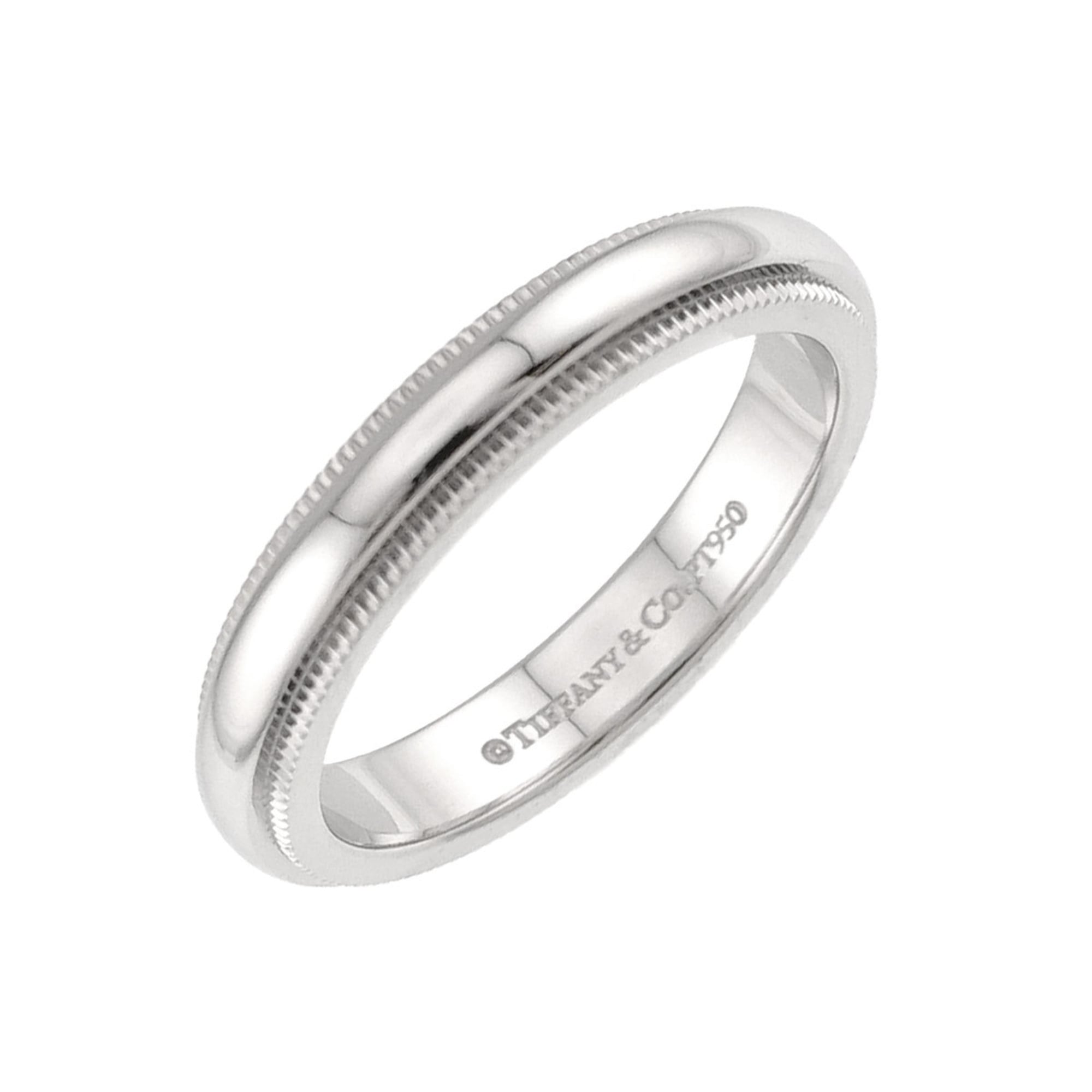 Tiffany Platinum 950 Band Ring (Pre-Owned)