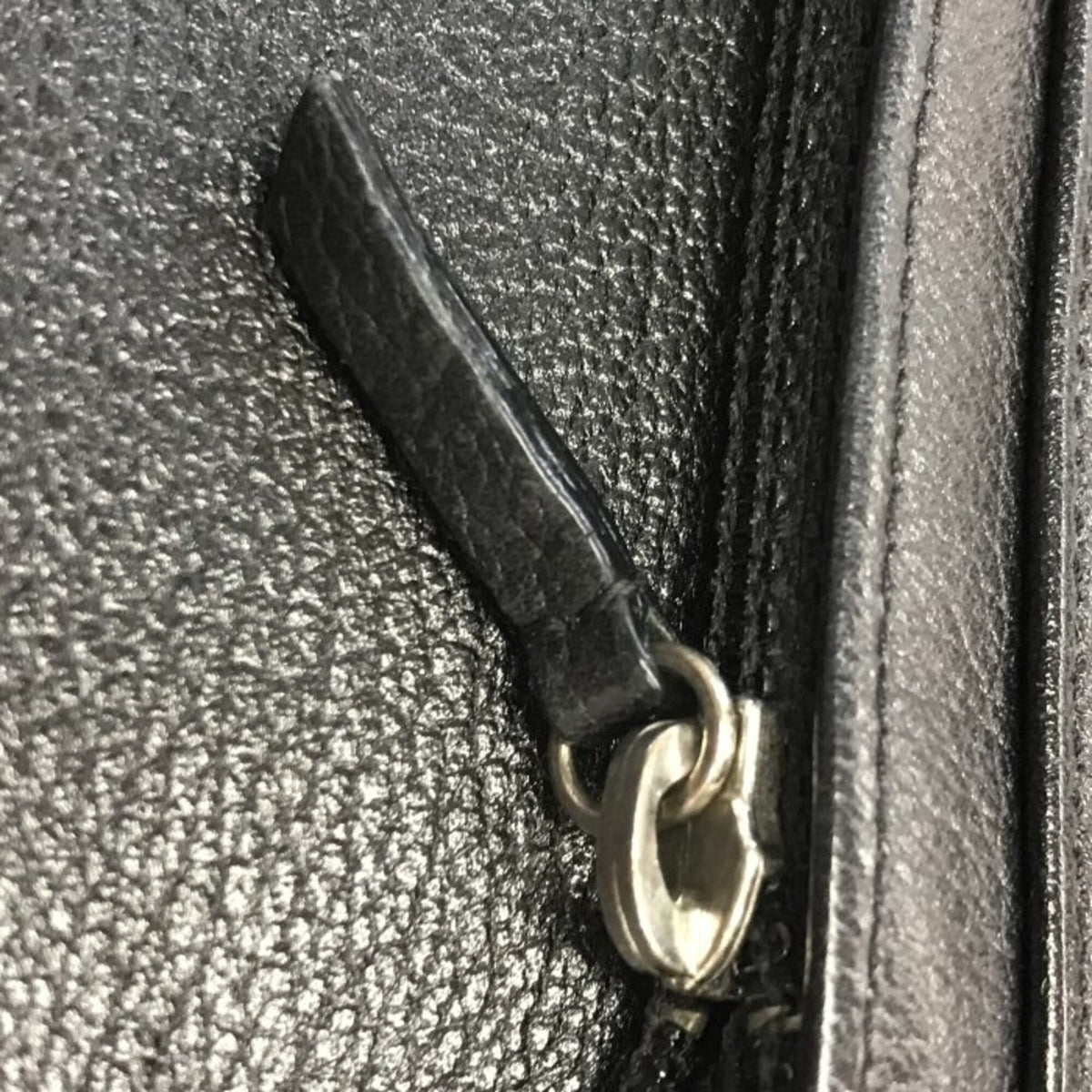 Chanel Camellia Black Leather Long Wallet (Bi-Fold) (Pre-Owned)