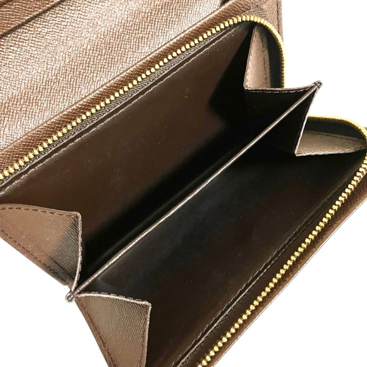 Louis Vuitton Brown Damier Canvas Long Wallet (Bi-Fold) (Pre-Owned)