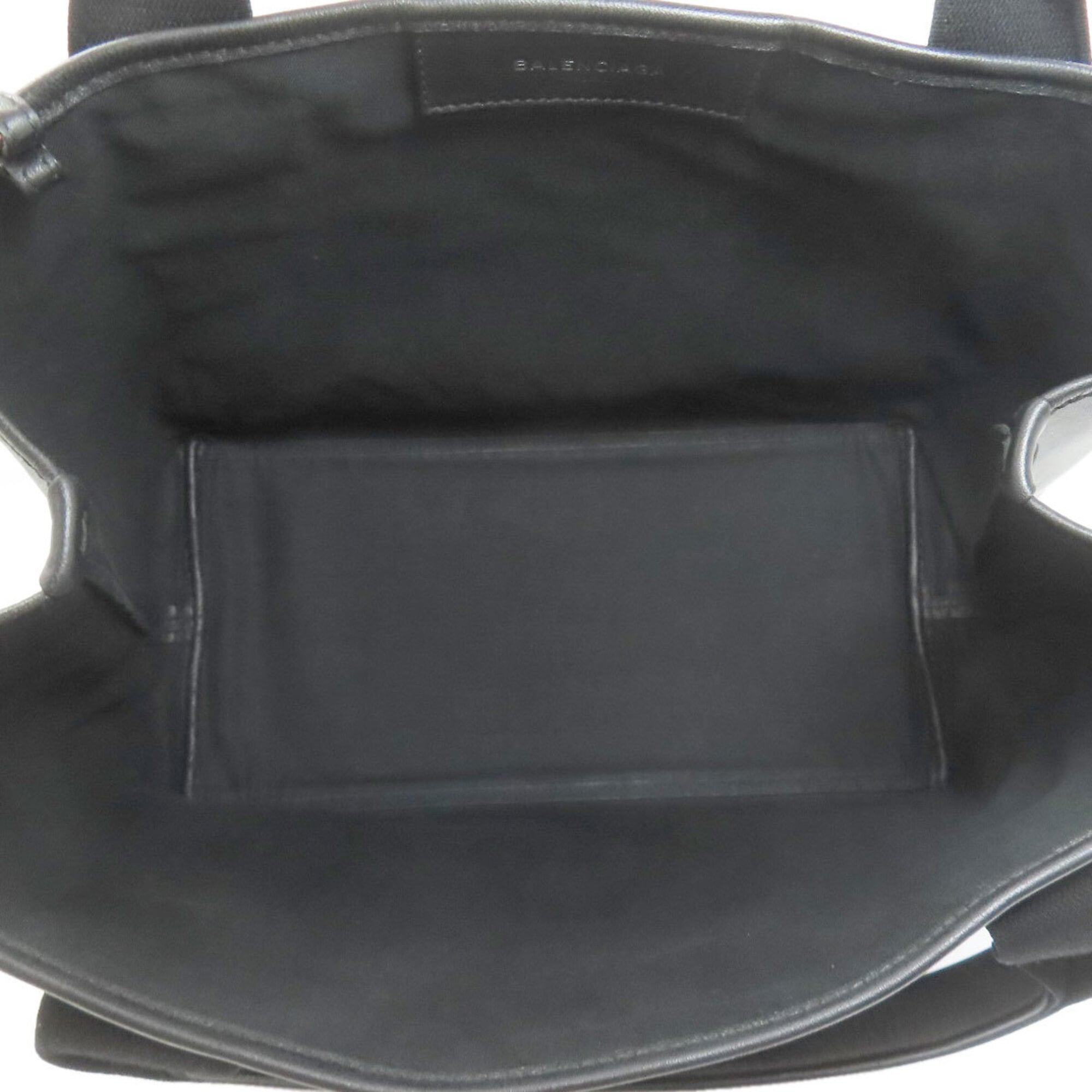 Balenciaga Black Leather Pouch Tote Bag (Pre-Owned)