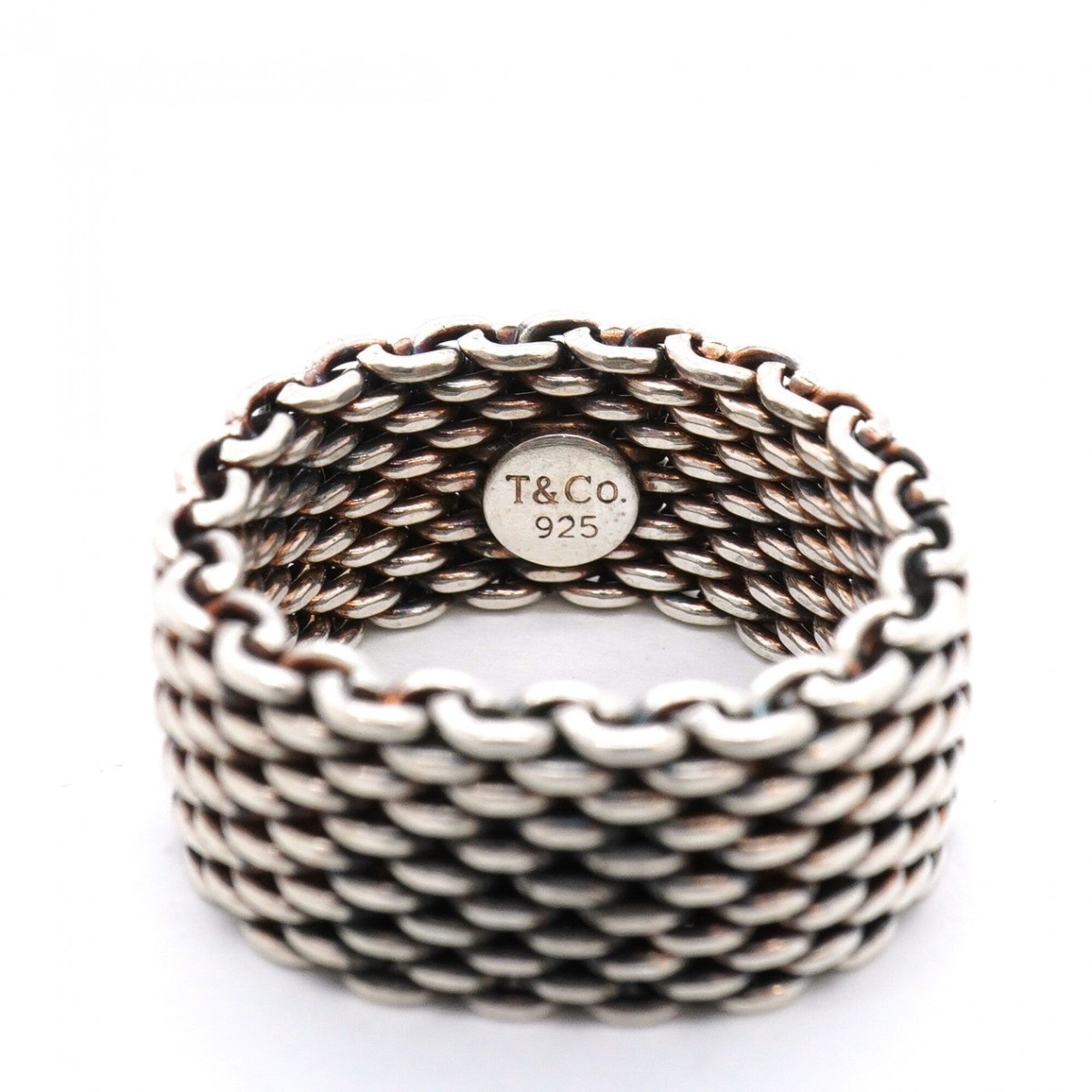 Tiffany Silver 925 Band Ring (Pre-Owned)