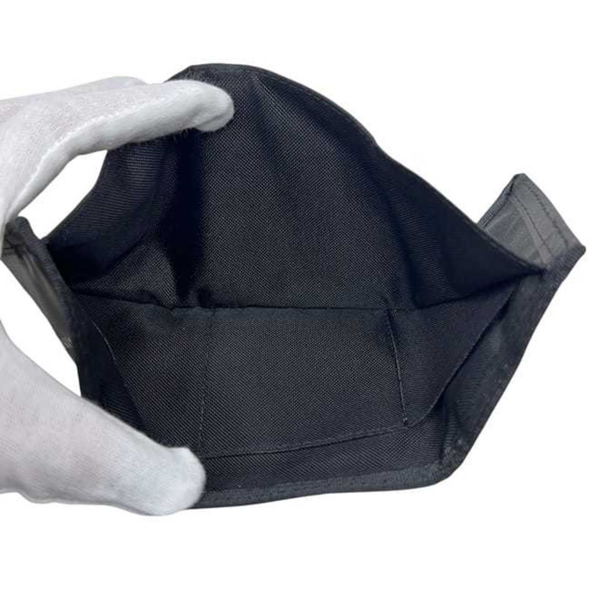 Saint Laurent Black Nylon Canvas Wallet (Tri-Fold) (Pre-Owned)