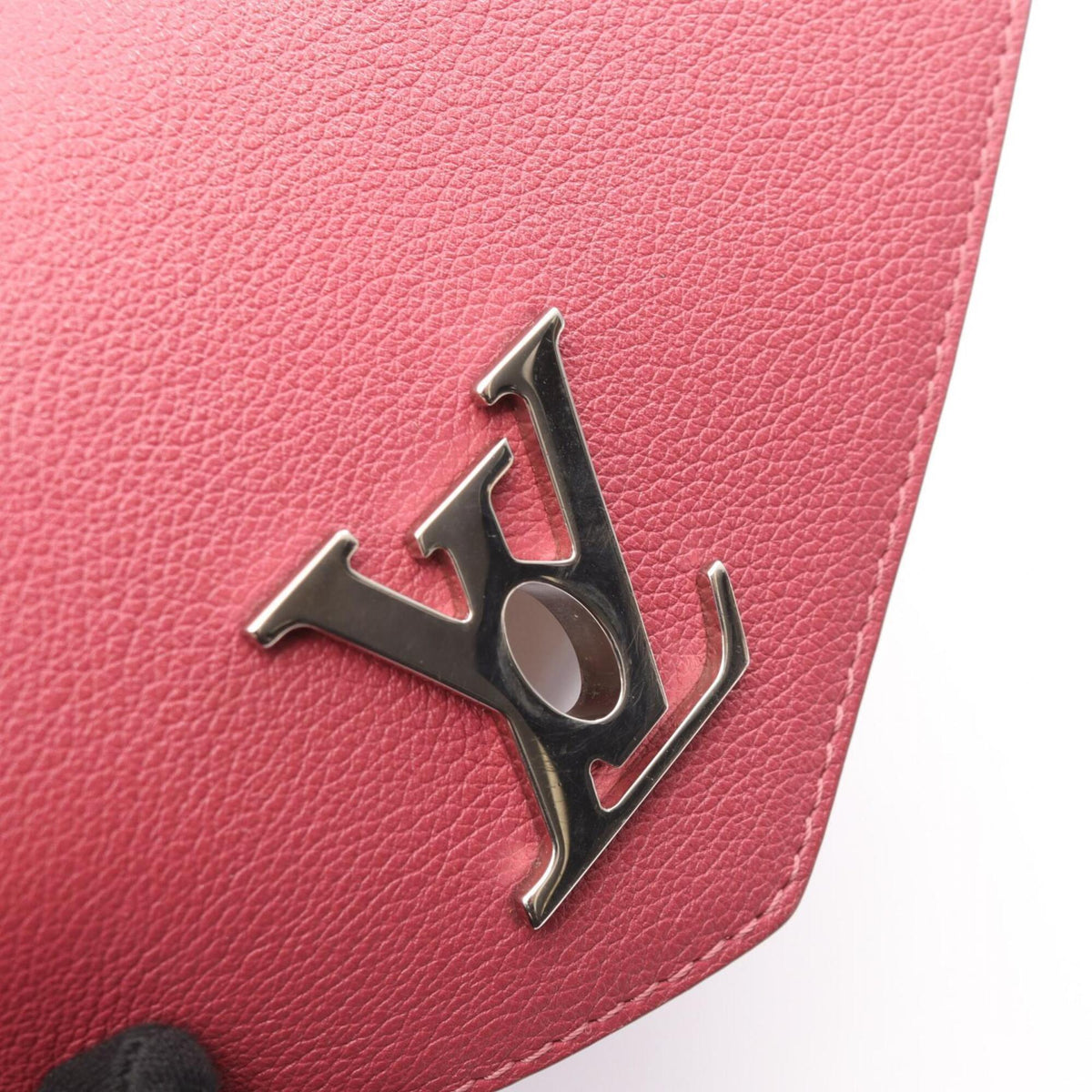 Louis Vuitton Gray Pink Leather Handbag (Pre-Owned)
