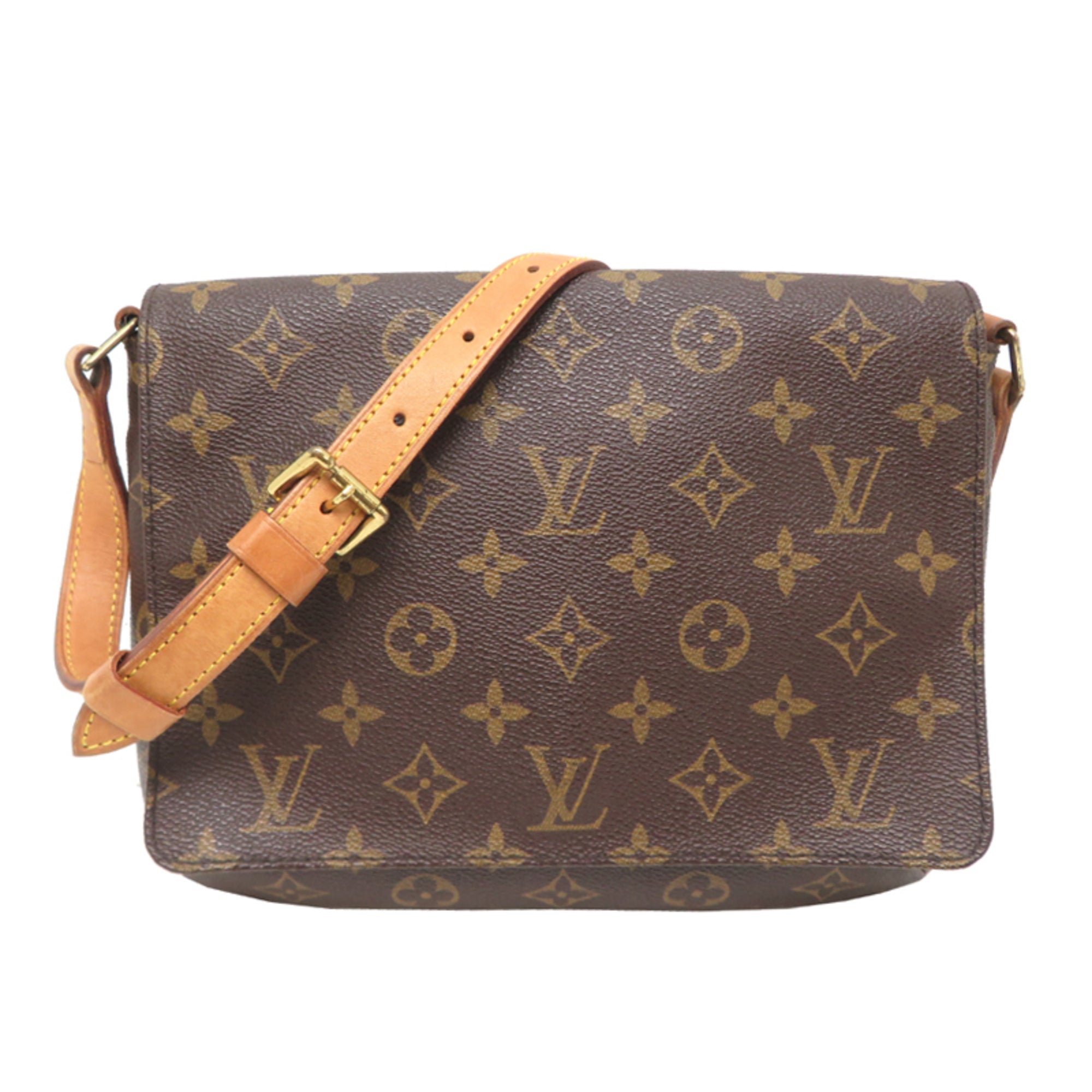 Louis Vuitton Brown Monogram Shoulder Bag (Pre-Owned)