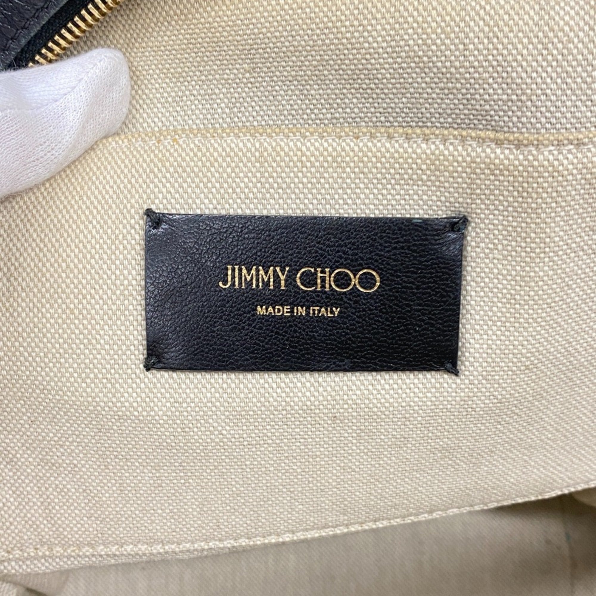 Jimmy Choo Black Leather Backpack (Pre-Owned)