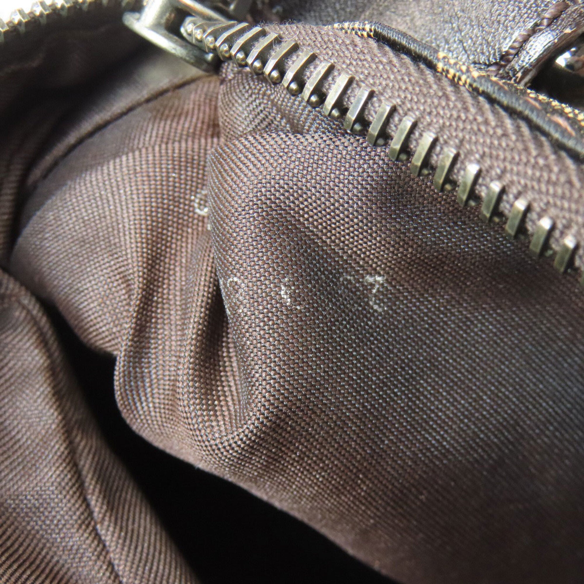 Fendi Brown Zucca Canvas Shoulder Bag (Pre-Owned)