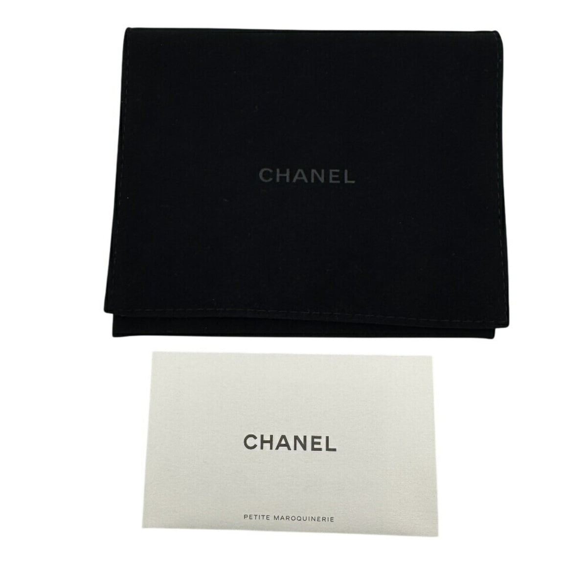 Chanel Black Leather Coin Purse/Coin Case (Pre-Owned)