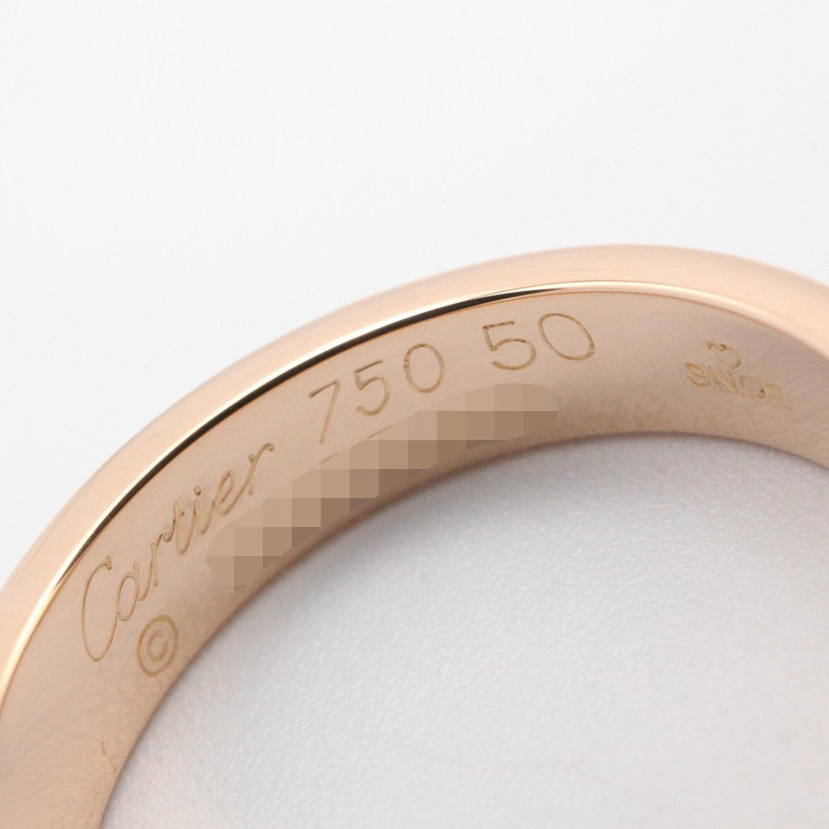 Cartier Gold Pink Gold (18K) Band Ring (Pre-Owned)