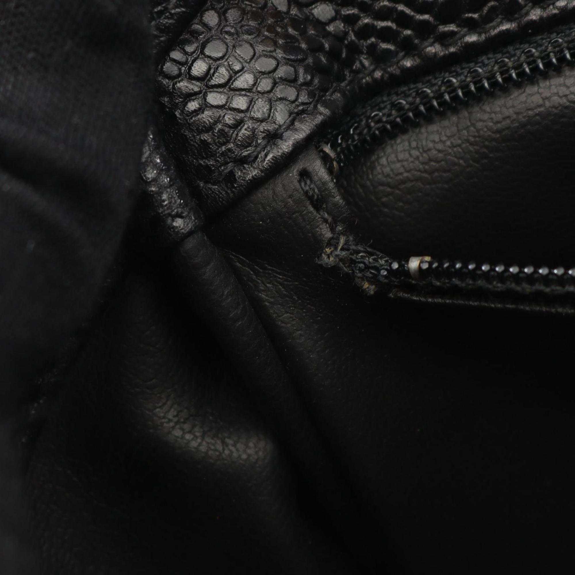 Chanel Black Grained Calfskin Backpack (Pre-Owned)