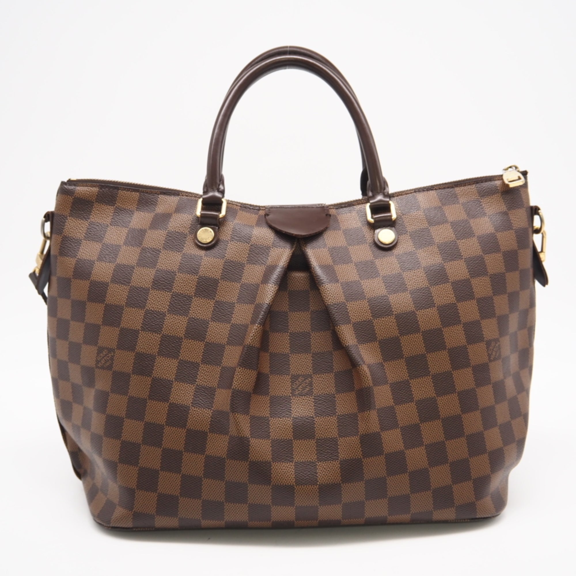 Louis Vuitton Brown Coated Canvas Leather Handbag (Pre-Owned)