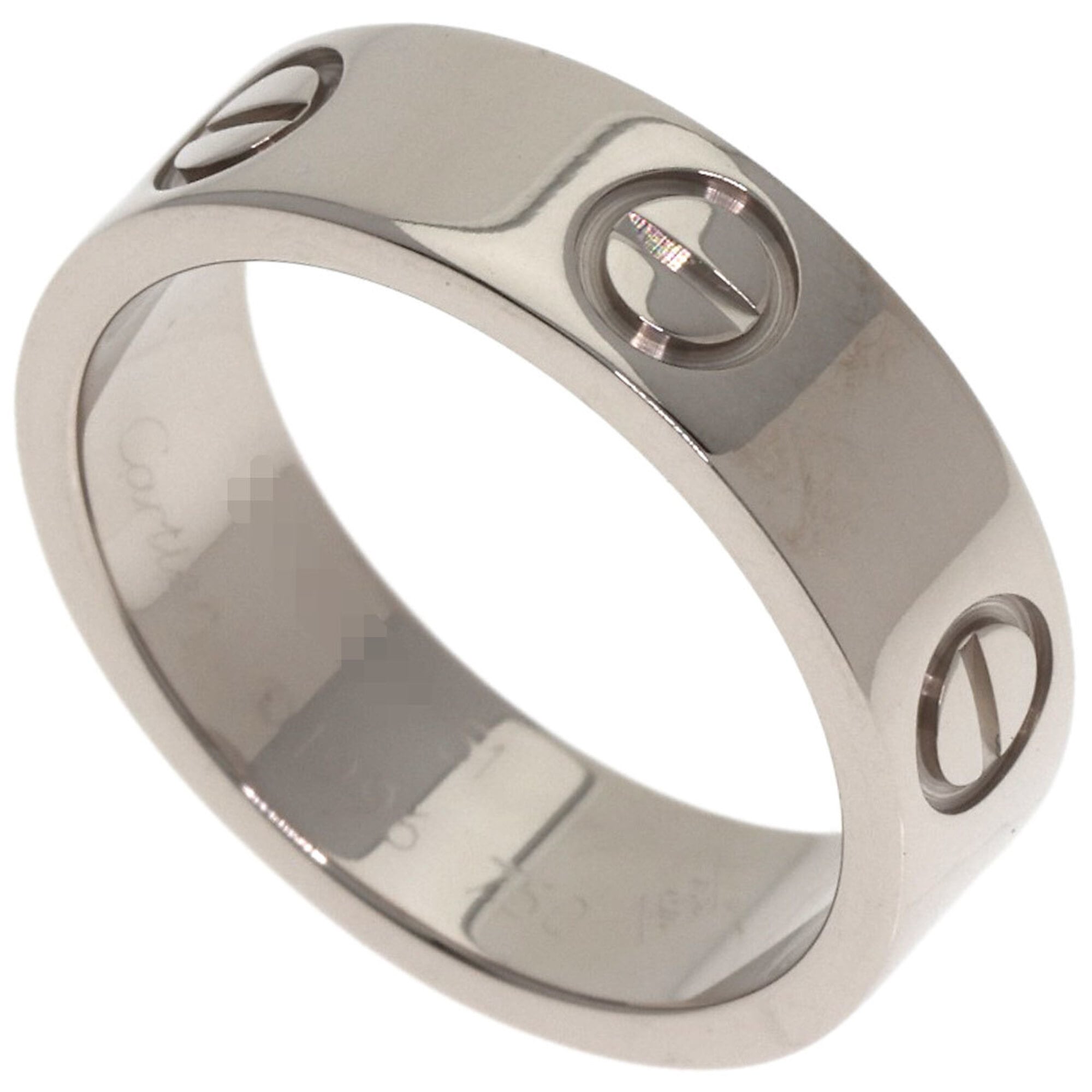 Cartier Love White Gold (18K) Band Ring (Pre-Owned)