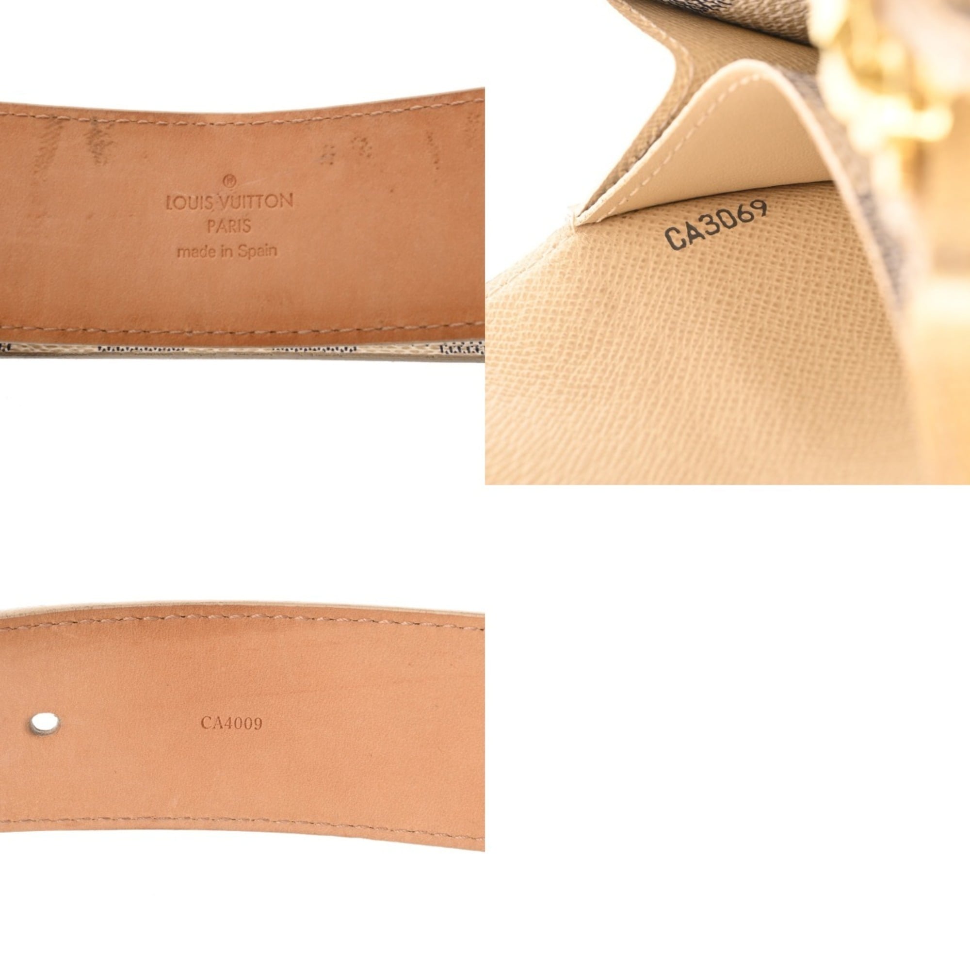 Louis Vuitton White Damier Azur Pochette (Pre-Owned)