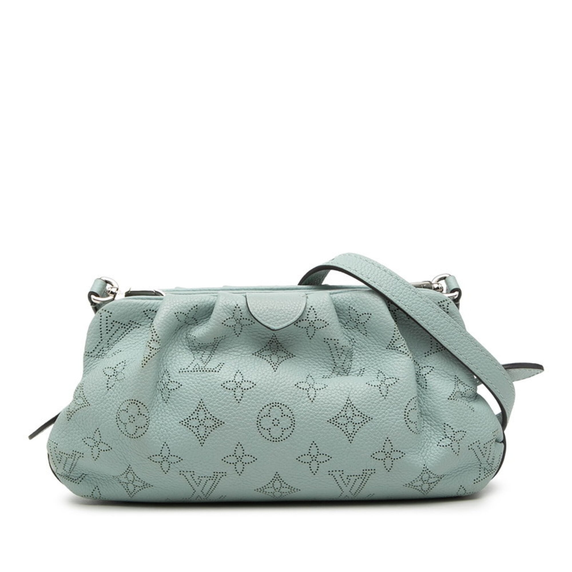 Louis Vuitton Blue Leather Shoulder Bag (Pre-Owned)