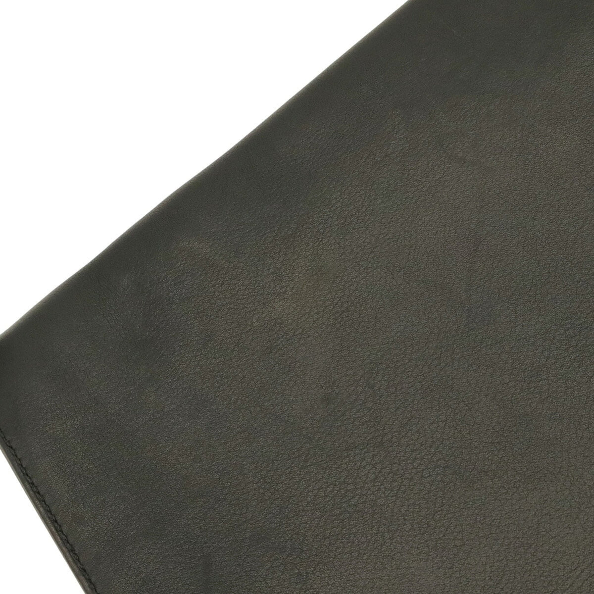Hermes Black Togo Leather Clutch Bag Handbag (Pre-Owned)