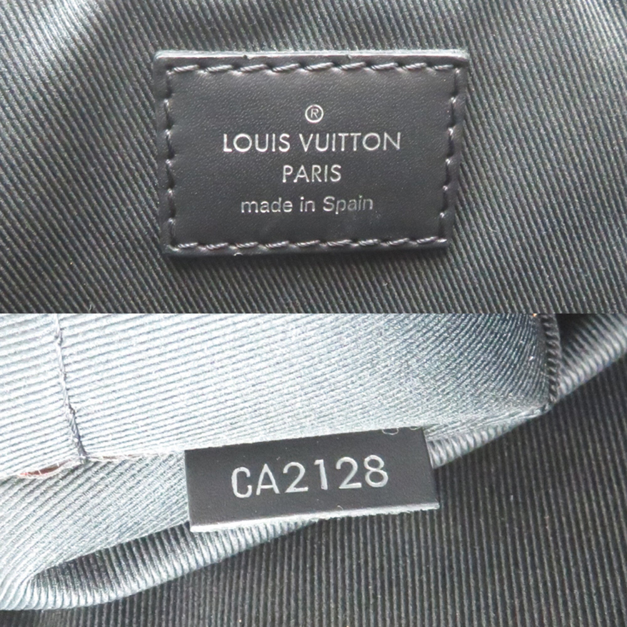 Louis Vuitton Black Damier Graphite Shoulder Bag (Pre-Owned)
