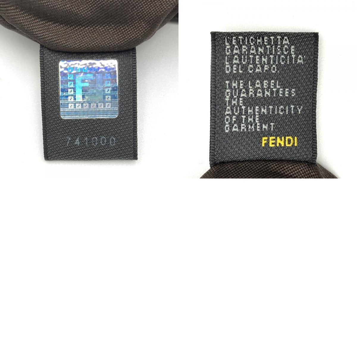 Fendi Brown Canvas Shoulder Bag (Pre-Owned)