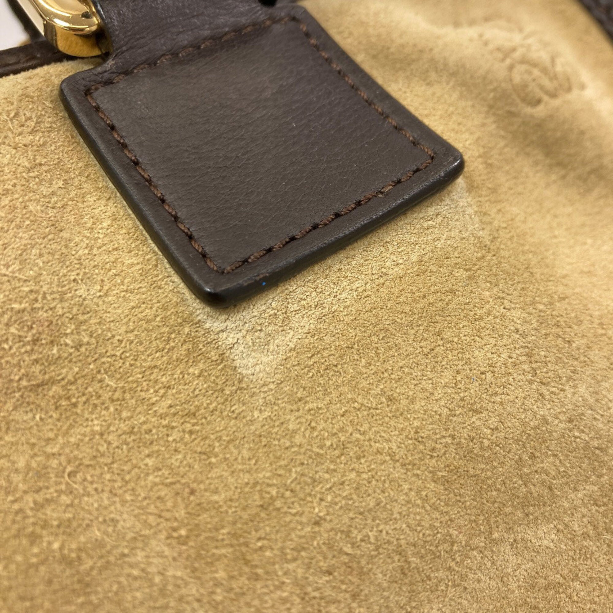 Loewe Brown Suede Handbag (Pre-Owned)