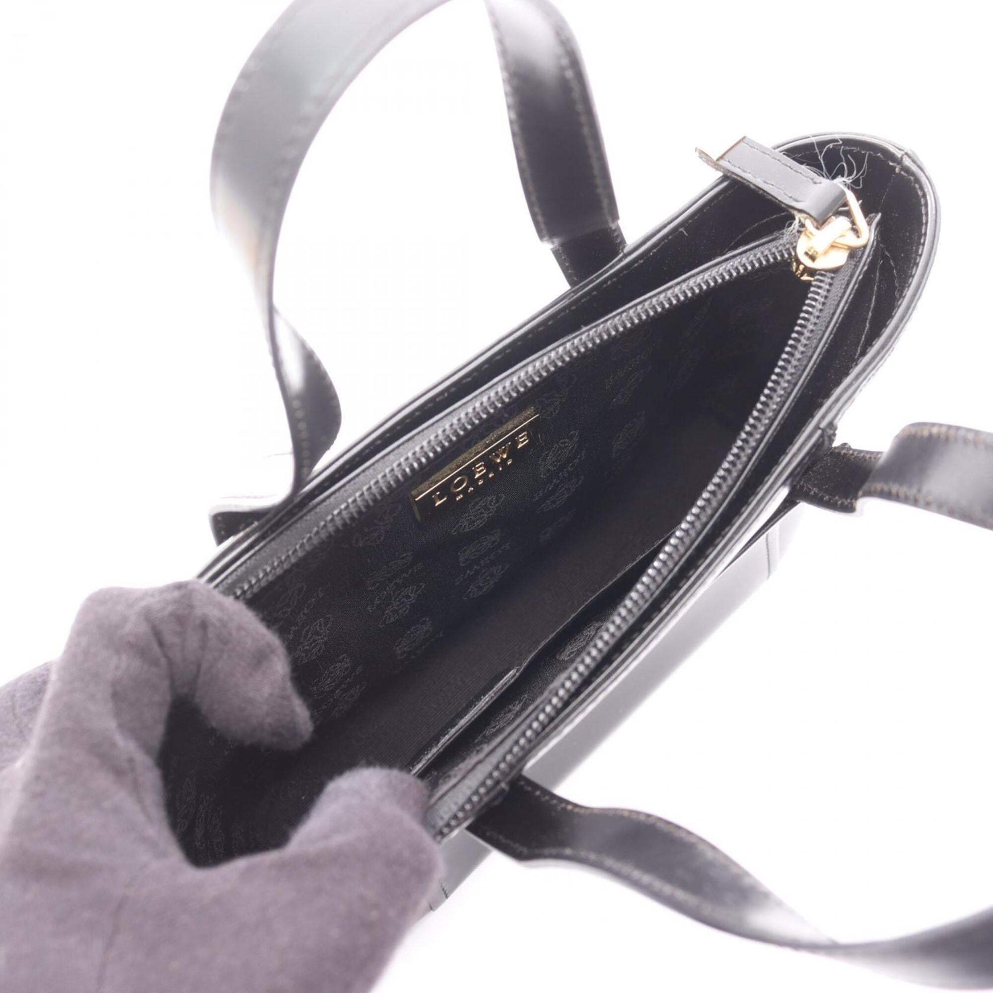 Loewe Black Leather Handbag (Pre-Owned)