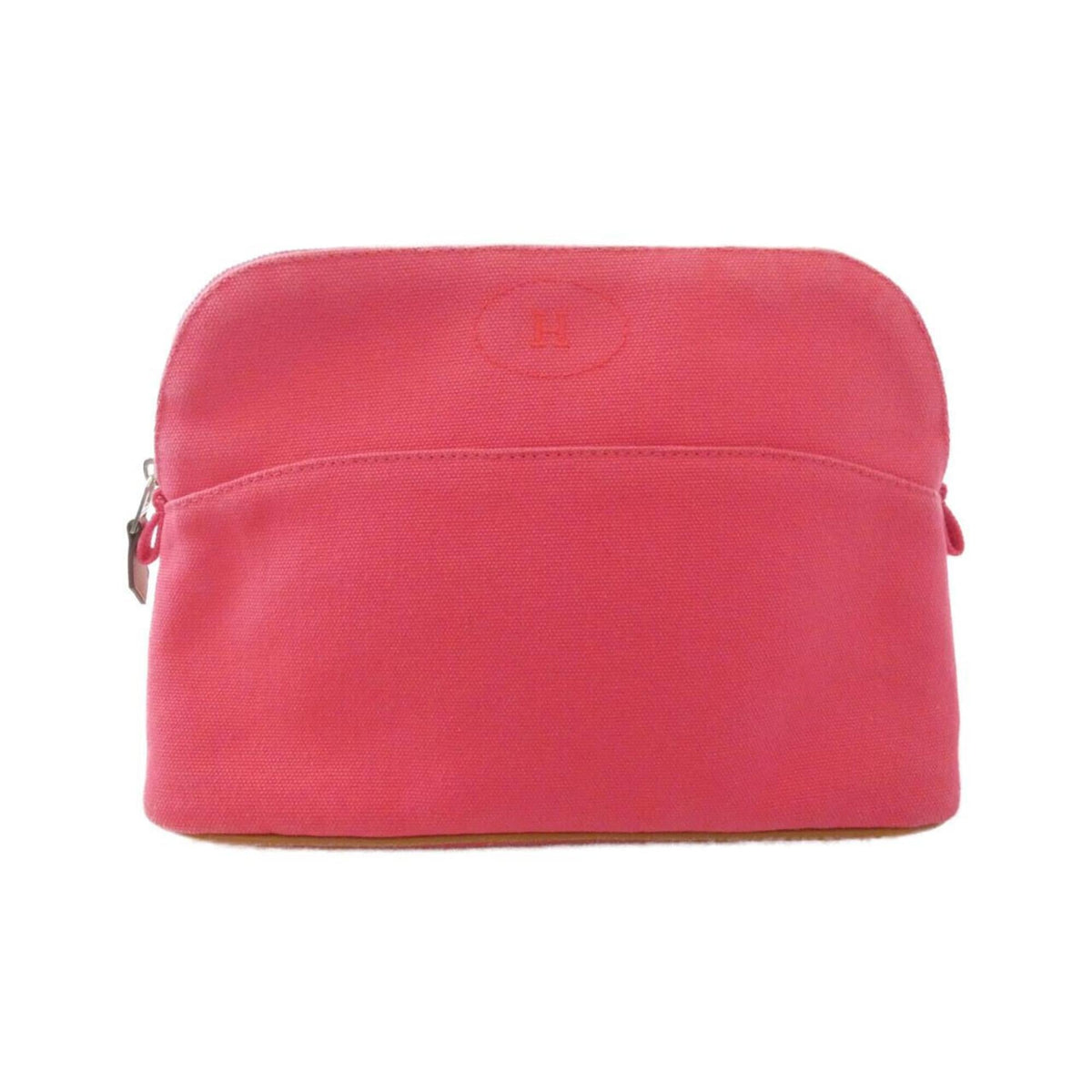 Hermes Pink Canvas Handbag Pouch (Pre-Owned)