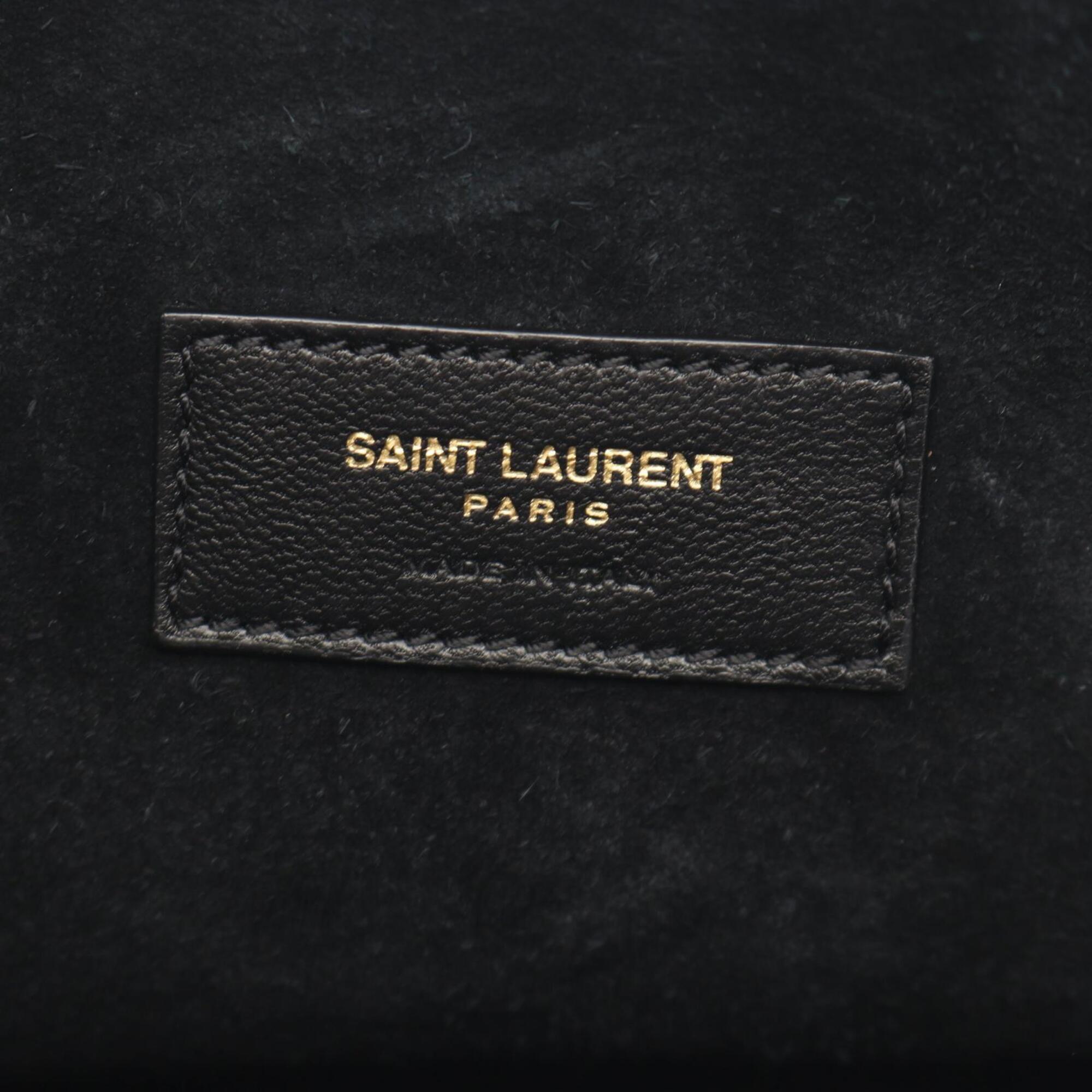 Saint Laurent Black Leather Handbag (Pre-Owned)
