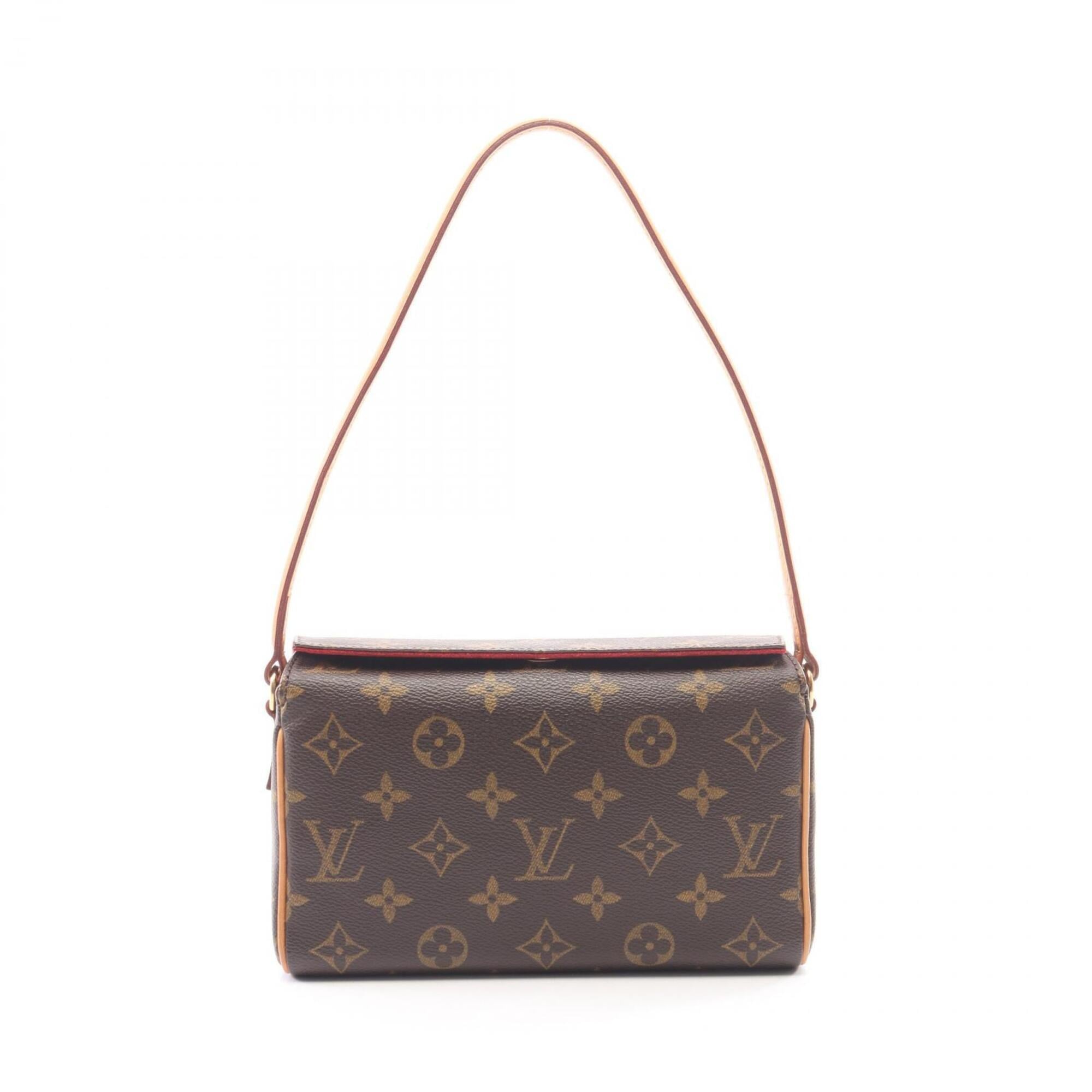 Louis Vuitton Brown Monogram Monogram Leather Handbag (Pre-Owned)