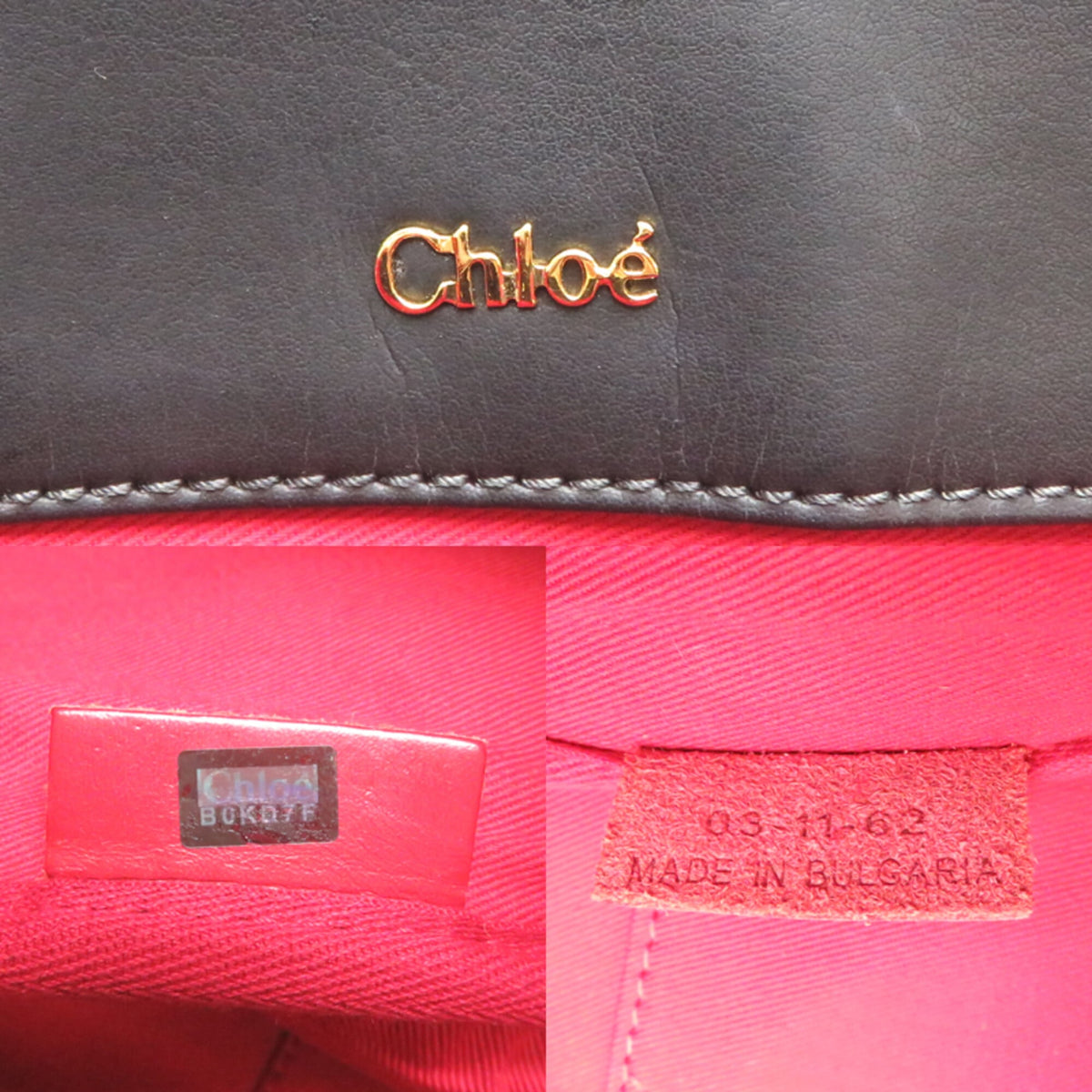 Chloé Black Leather Tote Bag (Pre-Owned)